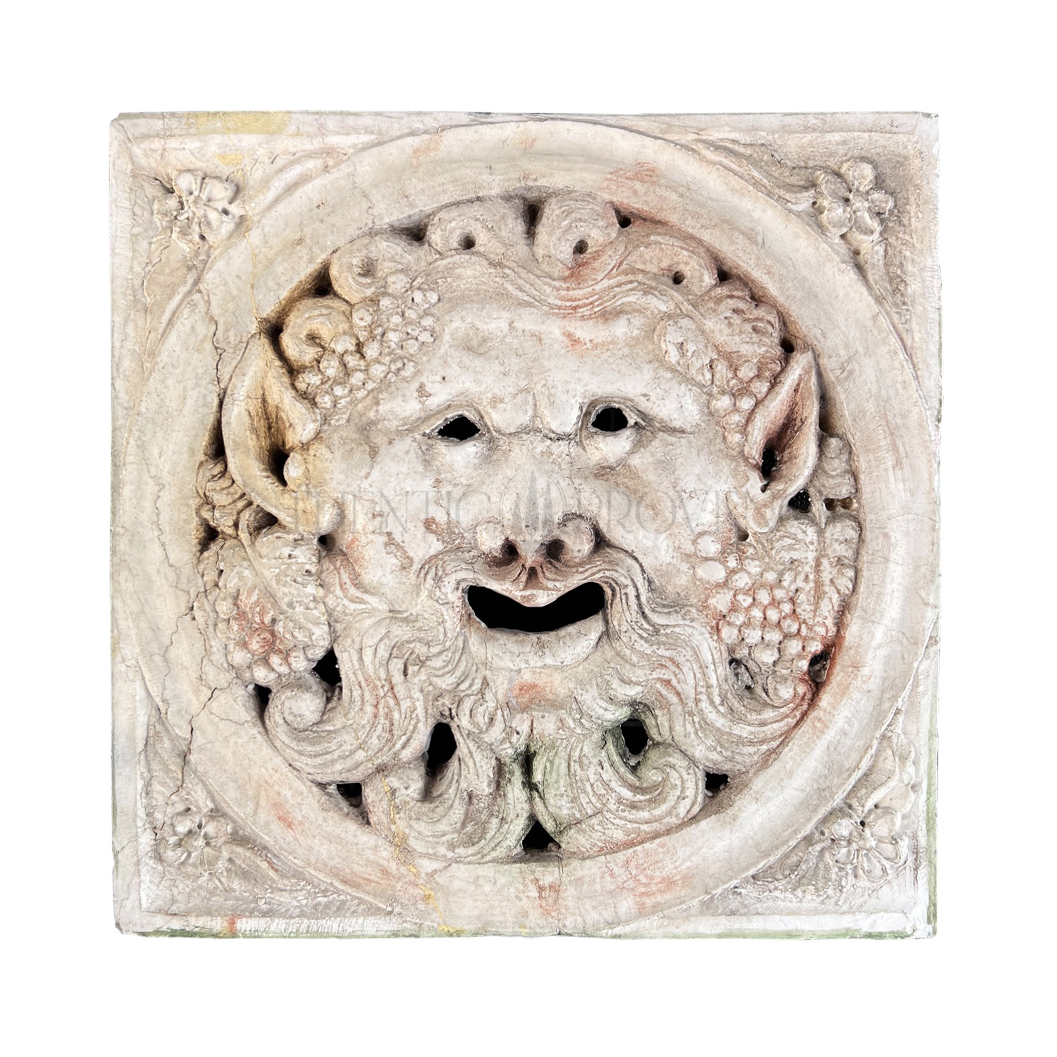 Medieval Square Marble Relief