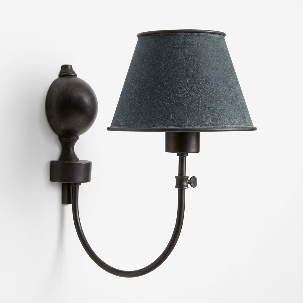 Pair of Zinc Singular Claudine Wall Applique