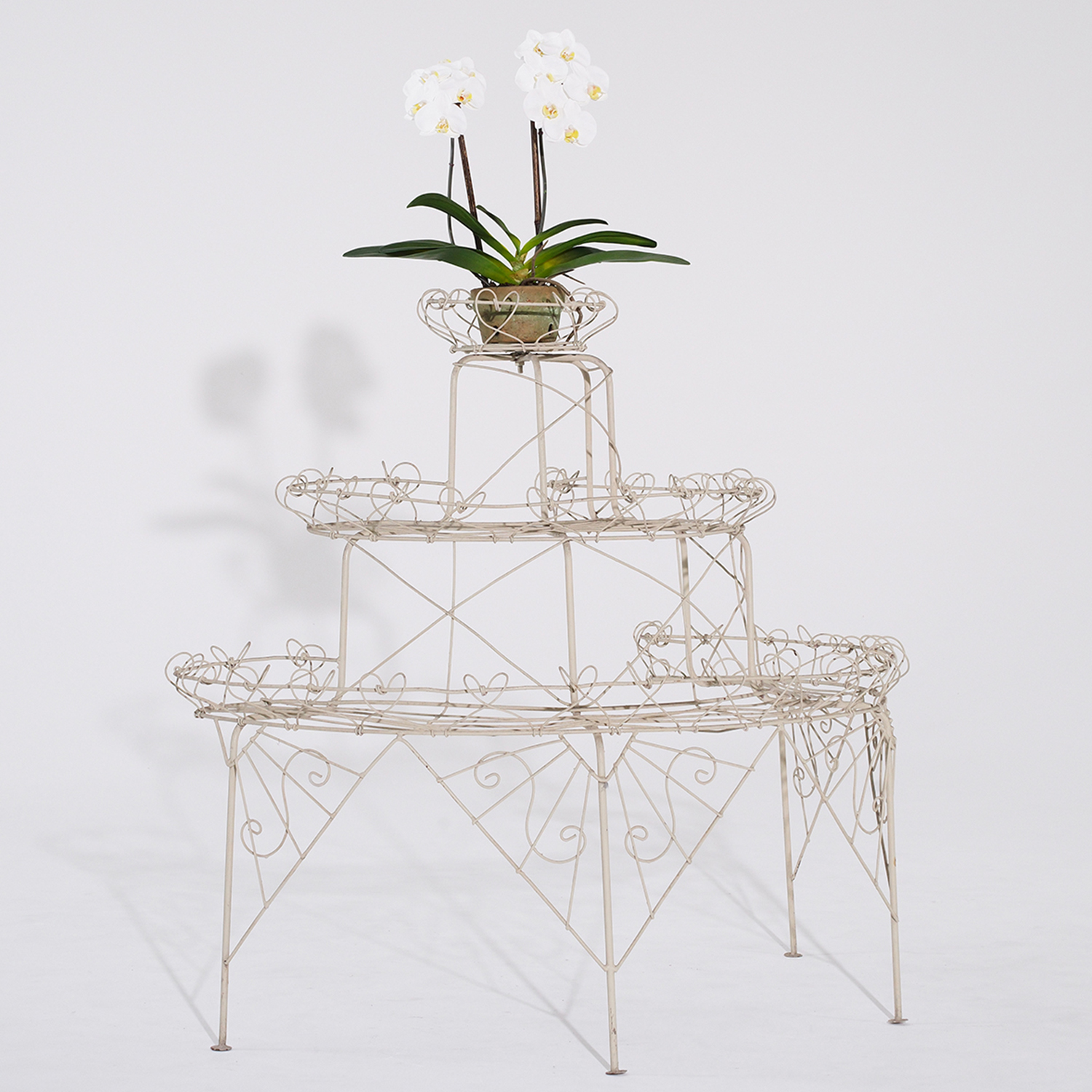 Victorian Style Cast Iron Three-Tier Plant Stand or Small Etagere – Bucks  County Estate Traders