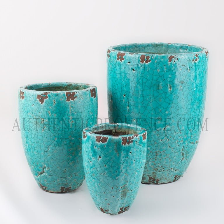 Vase Haute Turquoise