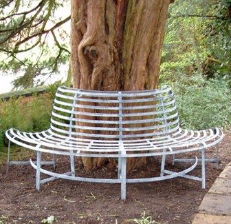 Roll Back Tree Bench