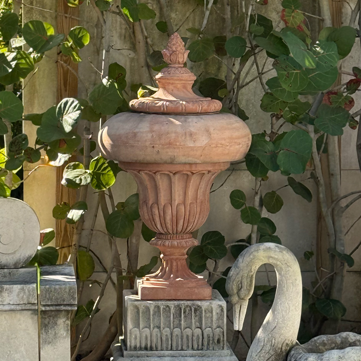 Pair of Agresti Finial Urns