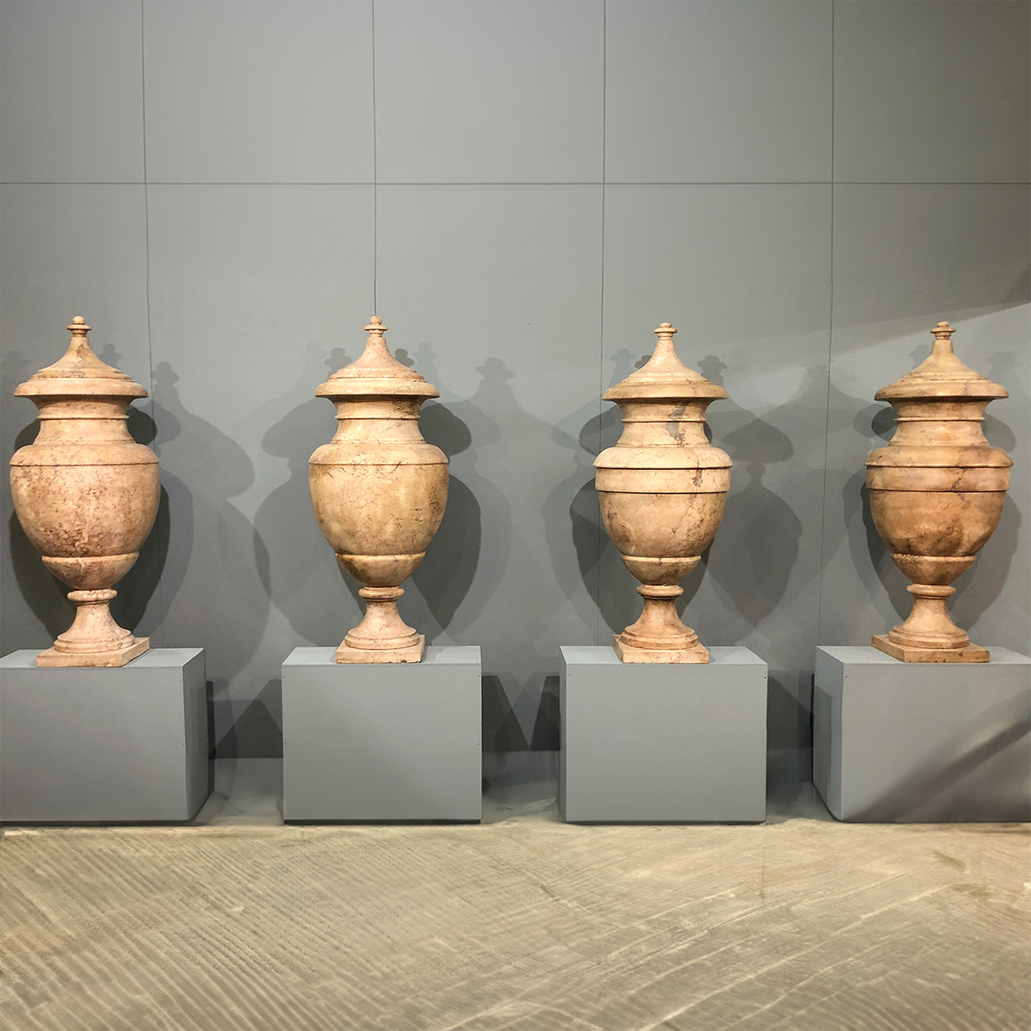 Set of Late 19th Century Marble Urns