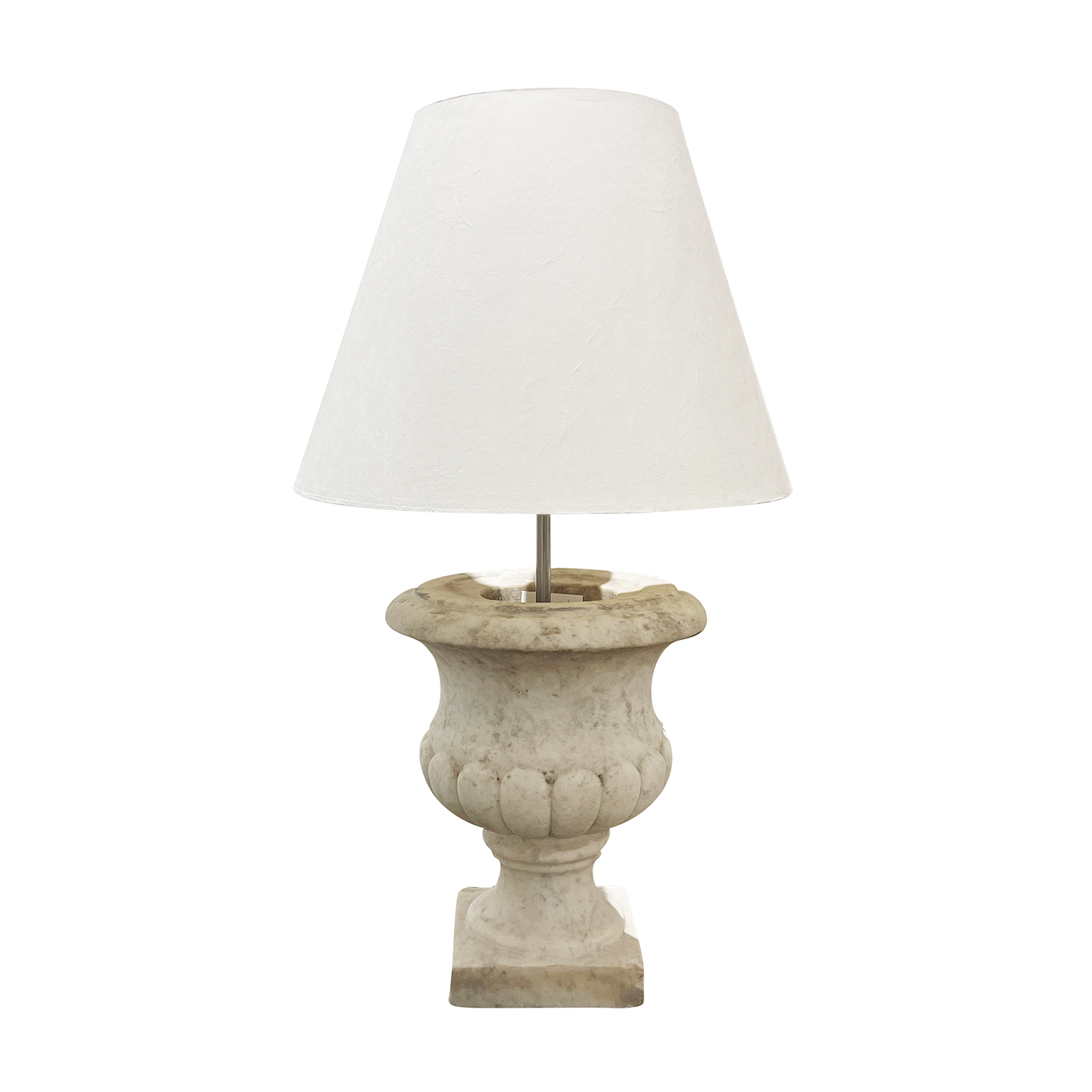 20th Century Italian Sculptural Marble Table Lamp