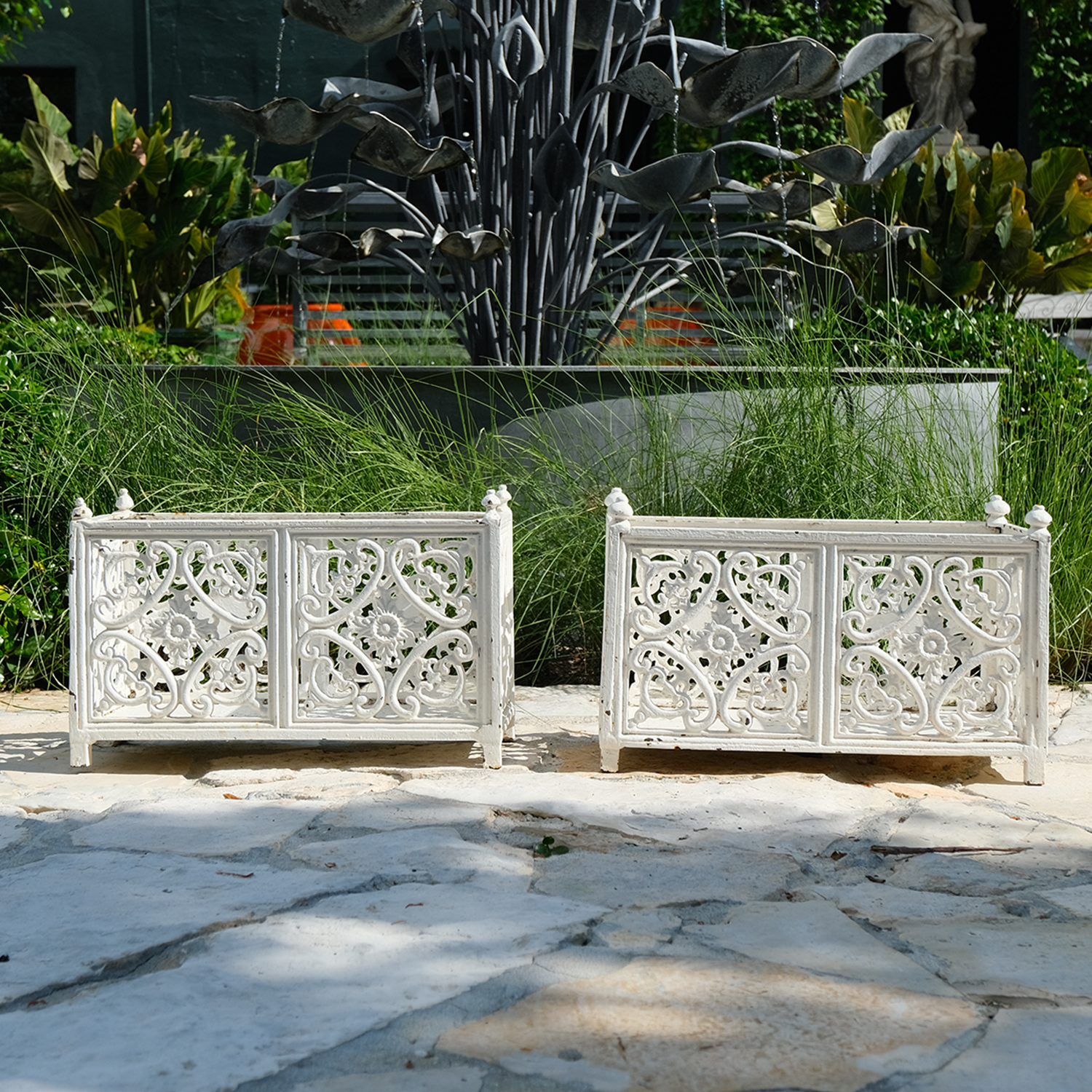 Pair of Rectangular Jardinières