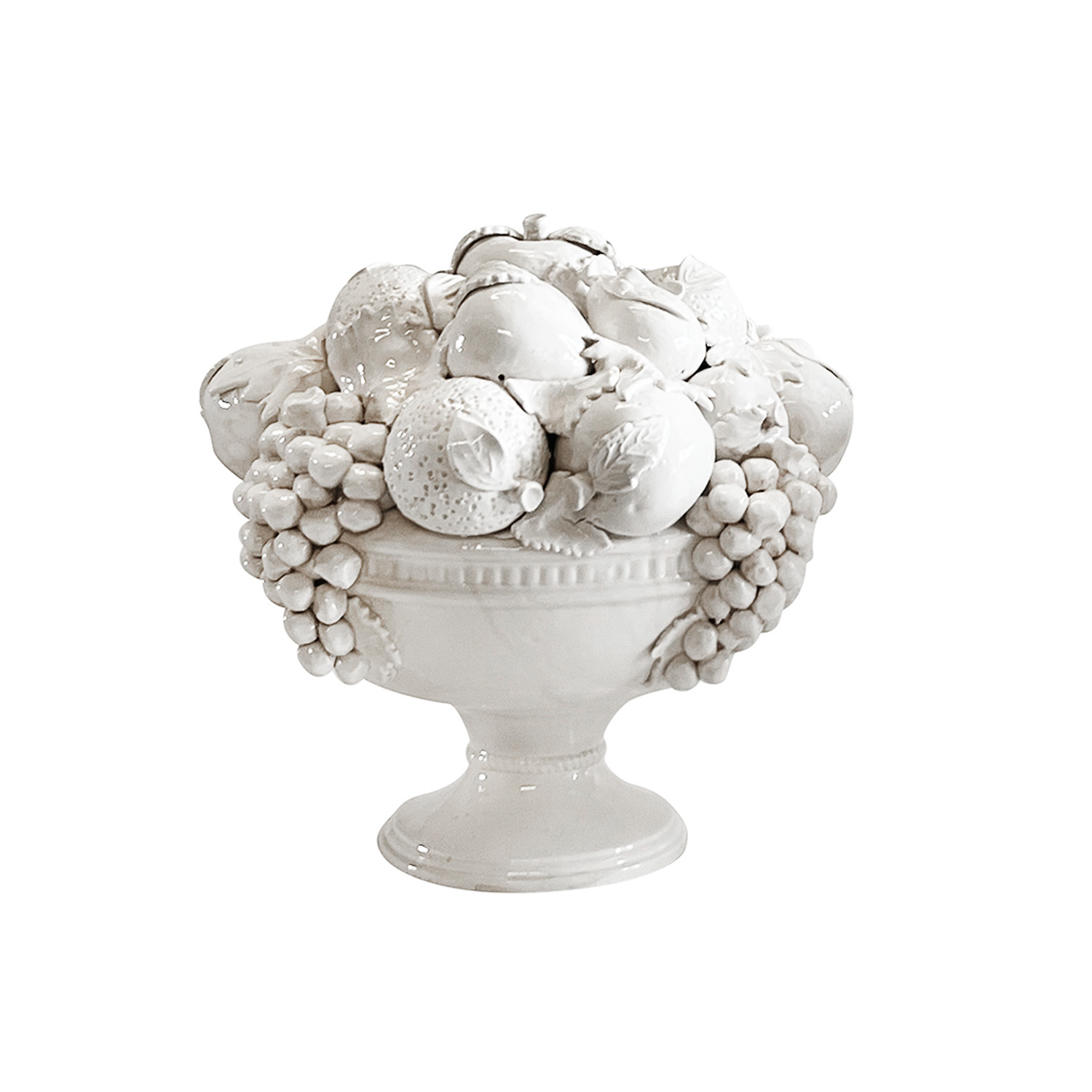 20th Century Italian Fruit Décor – Vintage Ceramic Vase