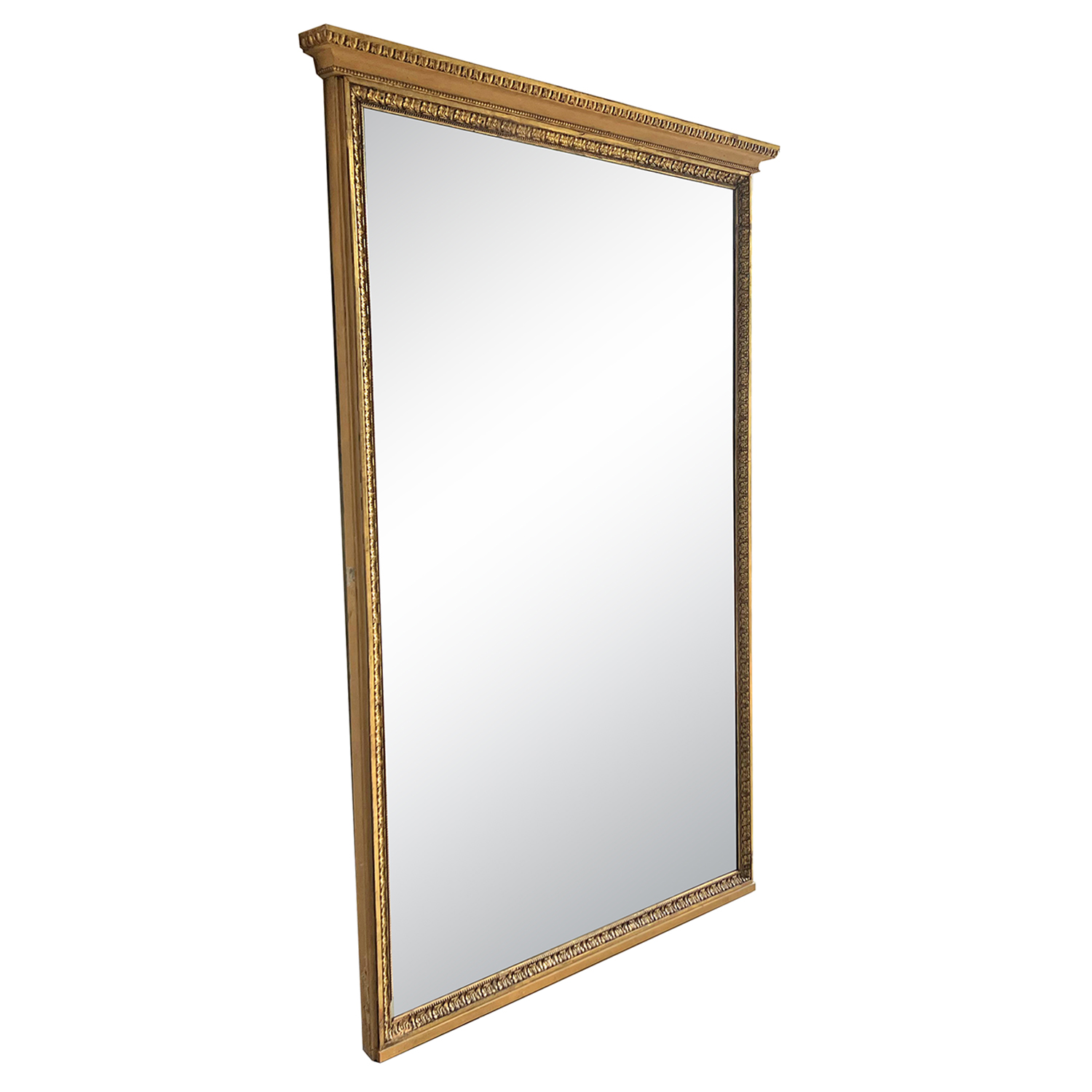 19th / 20th Century French Mirror Trumeau in Giltwood