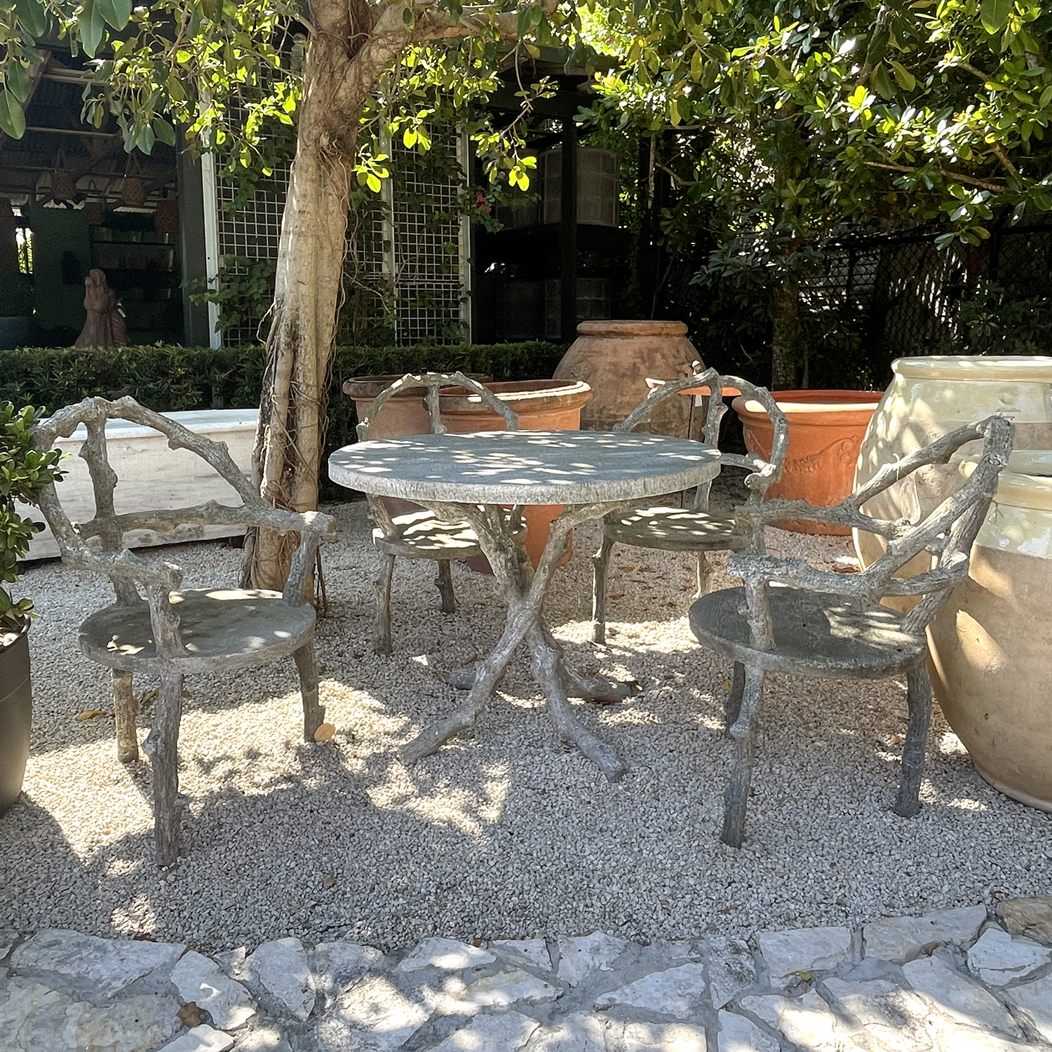 Faux Bois Dining Set 1950s