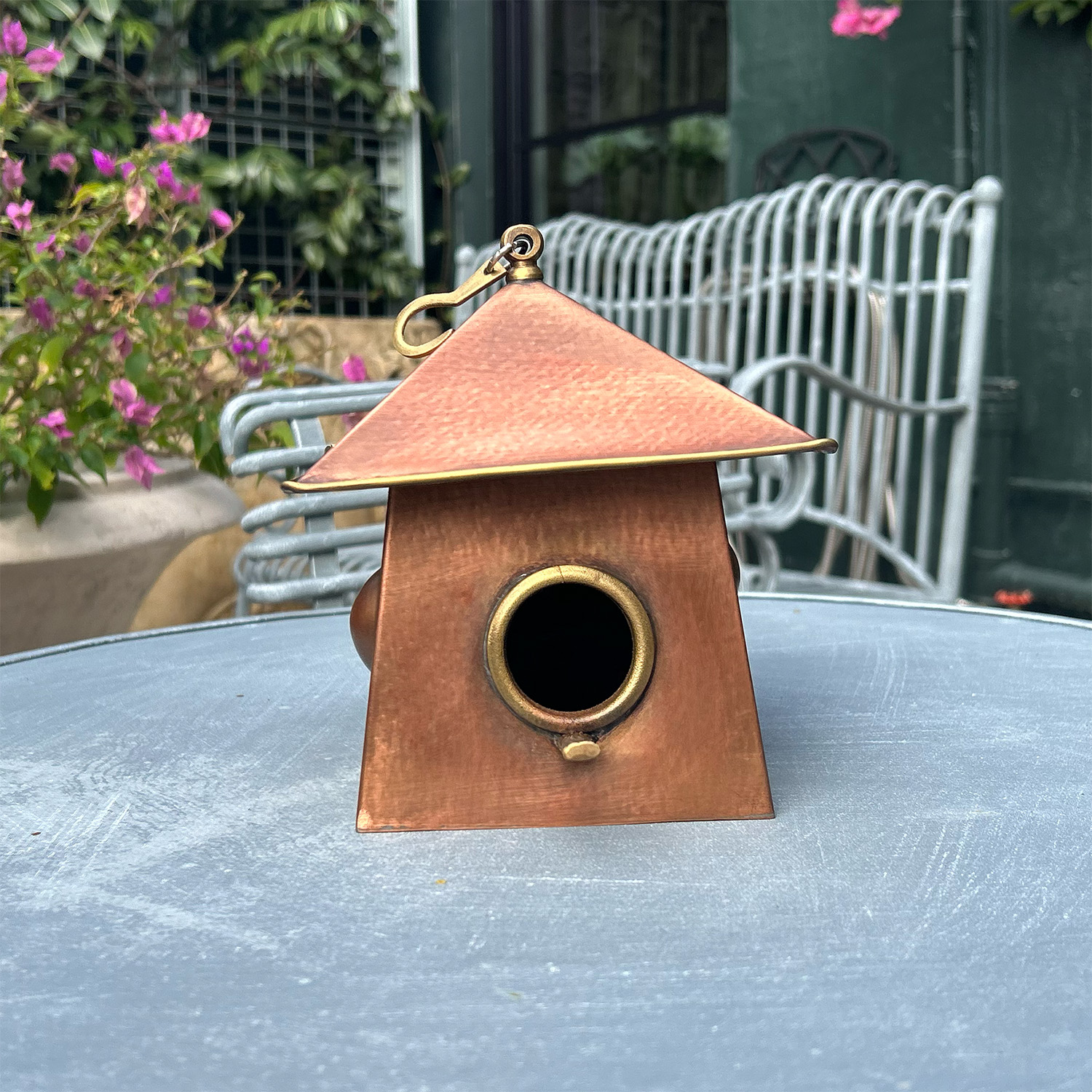 Petite Copper Birdhouse