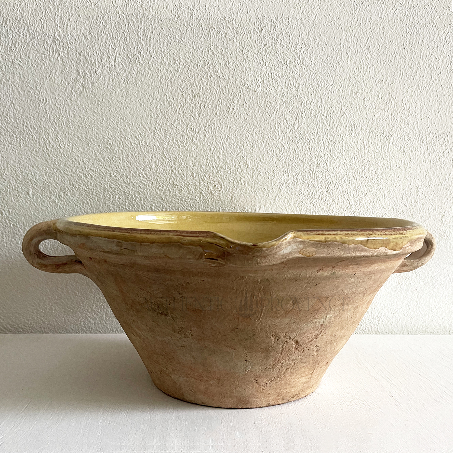 Antique Terracotta Tian Bowl, France