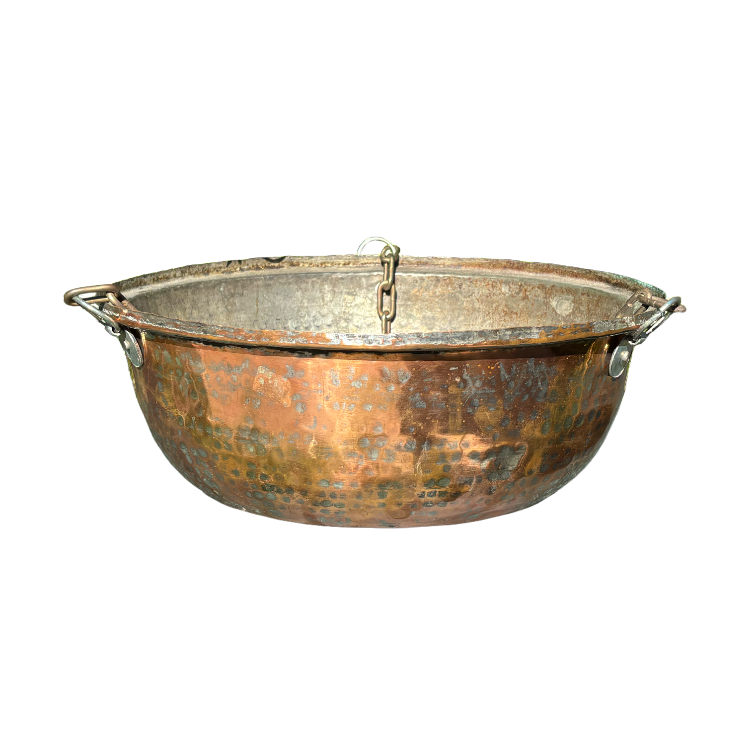 Antique French Copper Cauldron