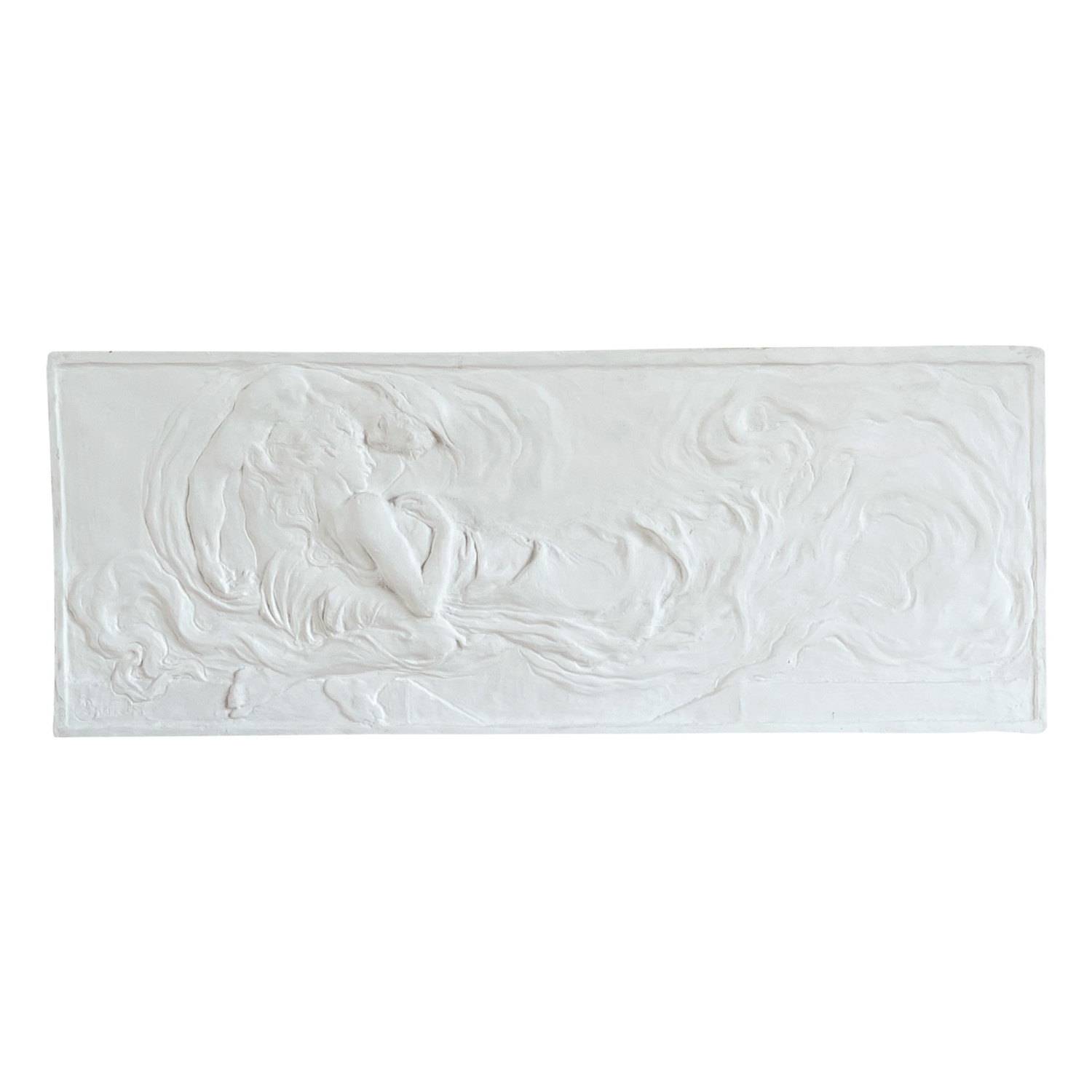 20th Century French Vintage Mythological Wall Plaster Relief