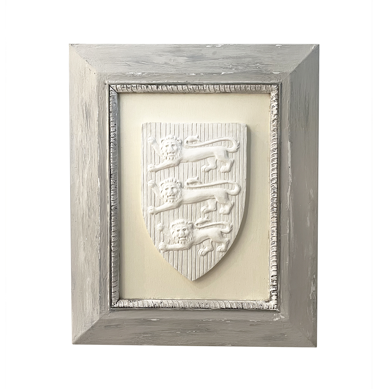 French Plaster Coat of Arms of England