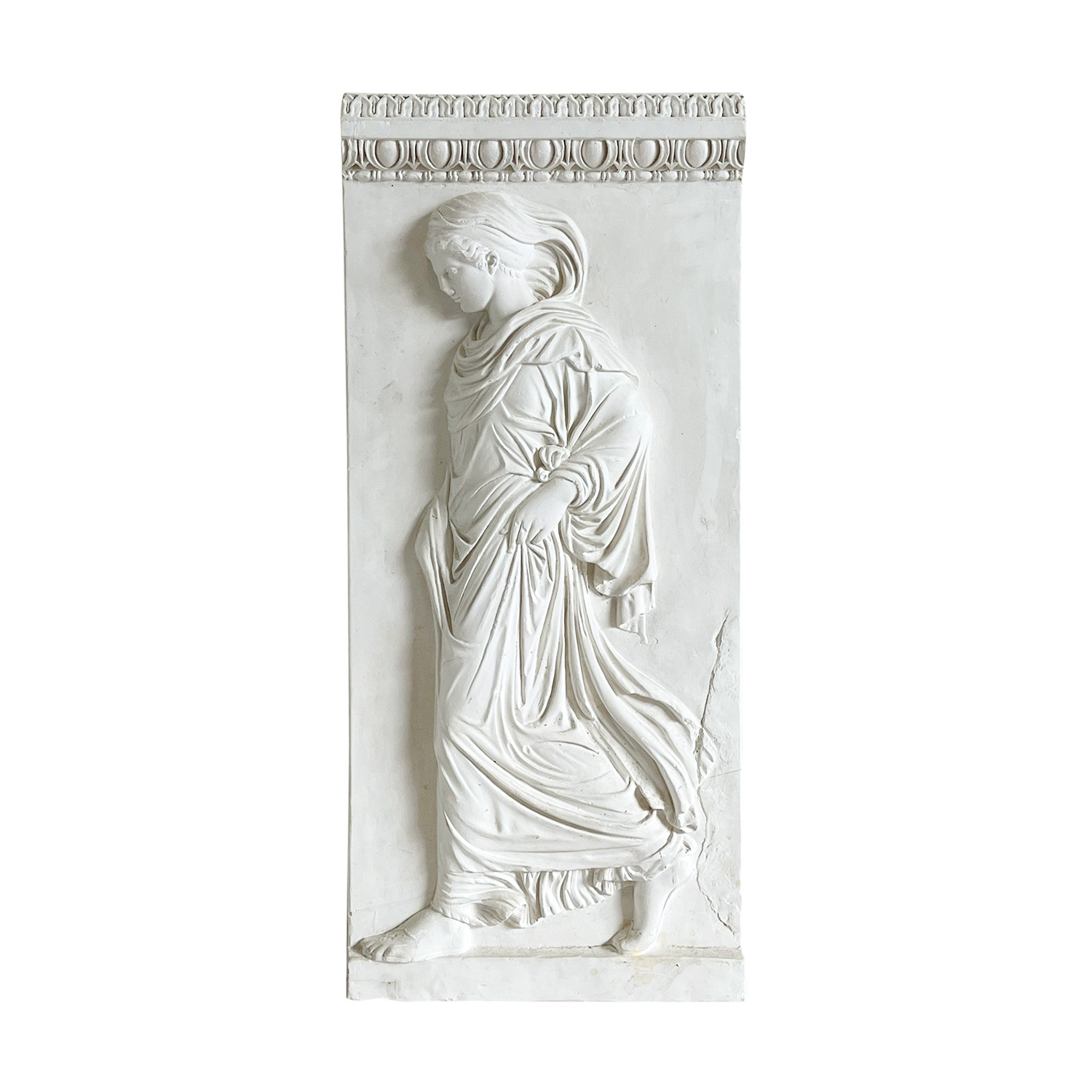 20th Century French Goddess of Greek Mythology Wall Plaster Relief