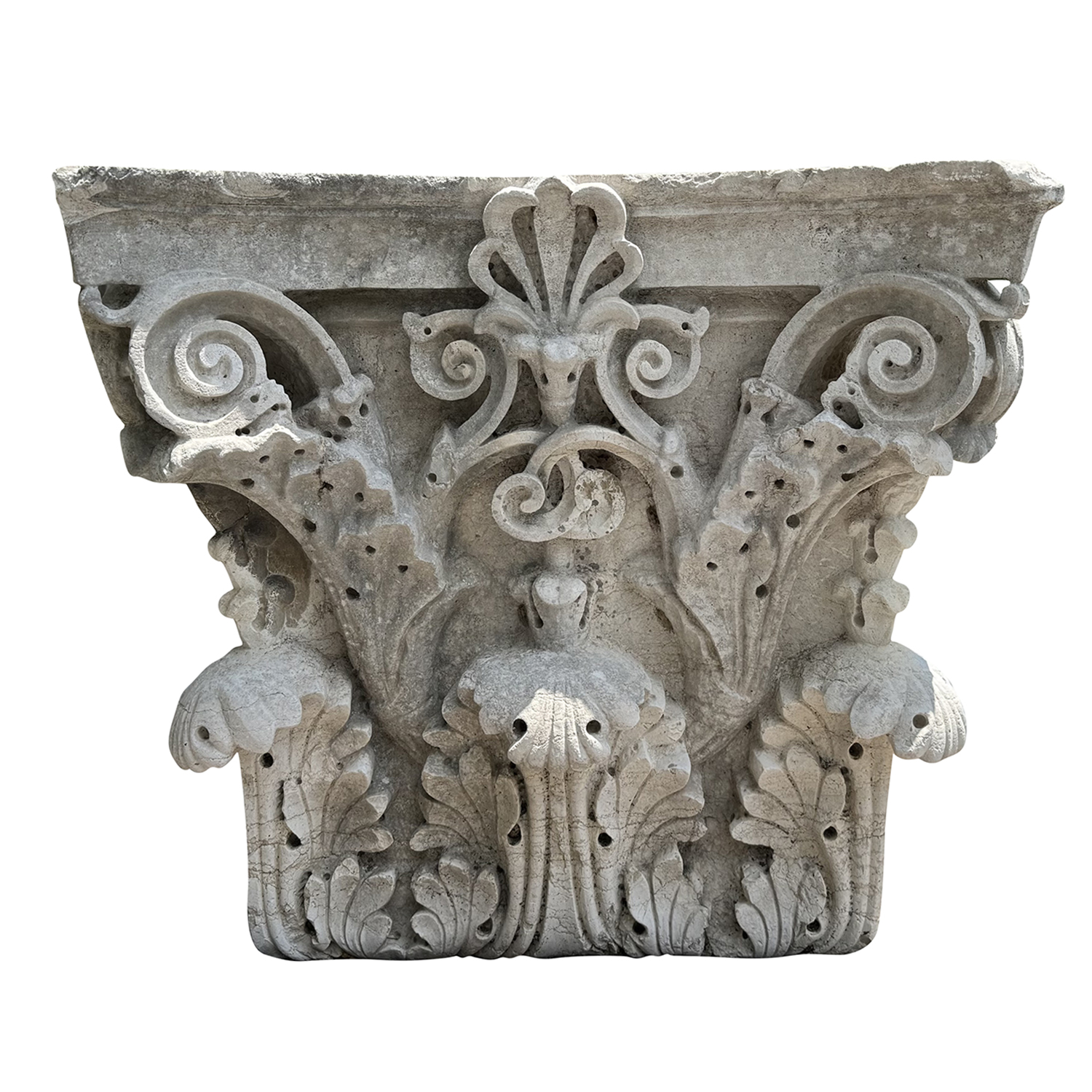 Pair of Corinthian Capitals