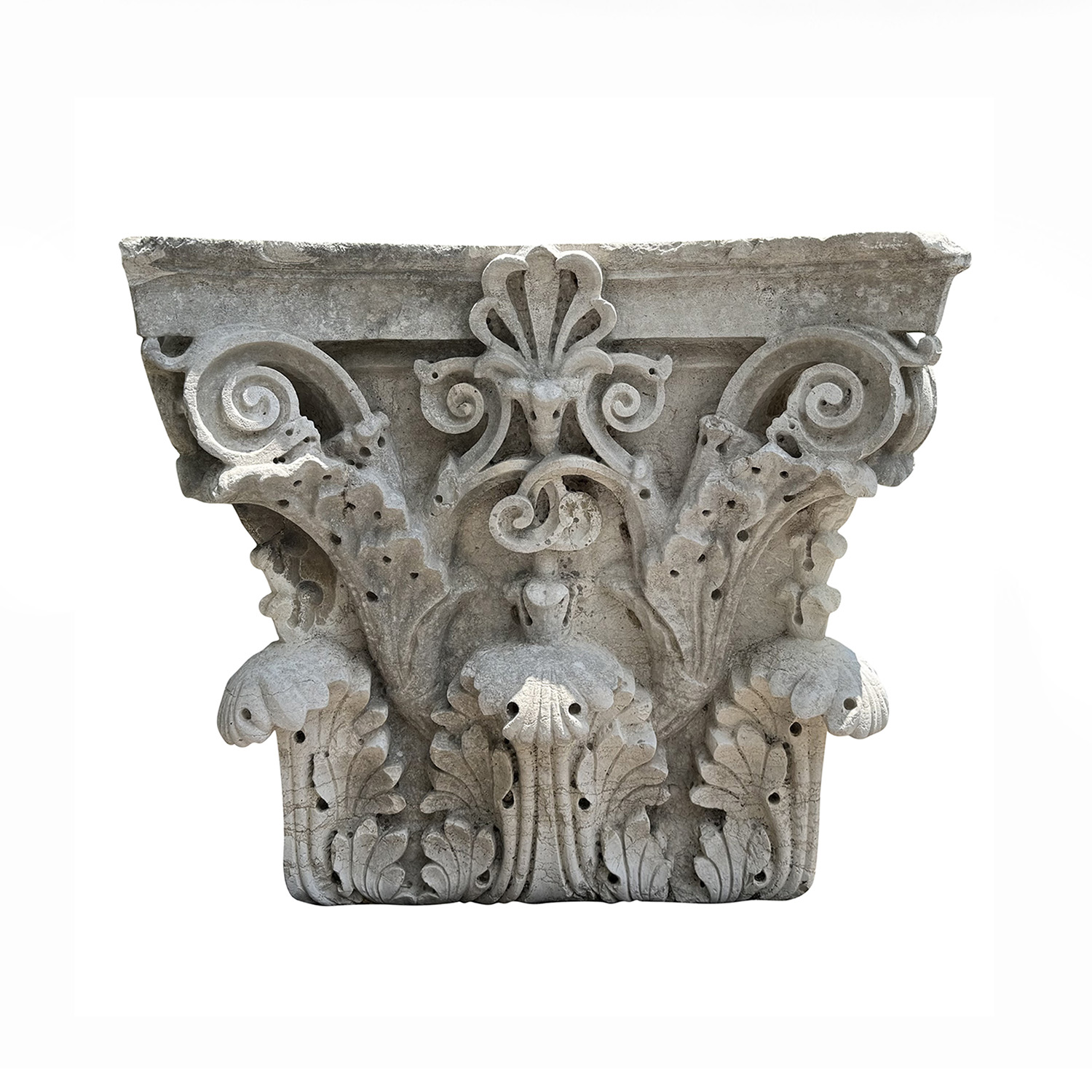 Pair of Corinthian Capitals