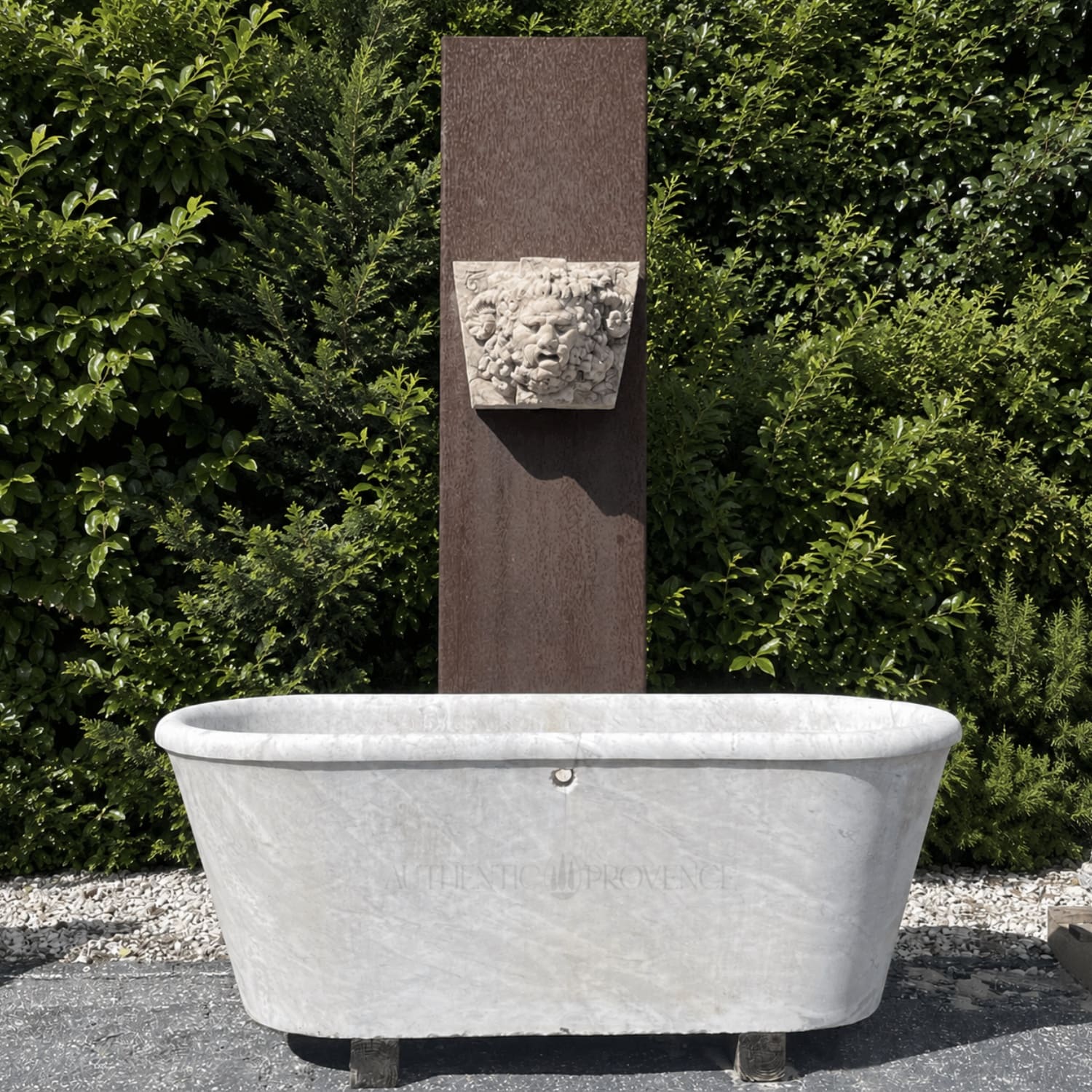 Vintage Garden Fountain in Marble from Italy