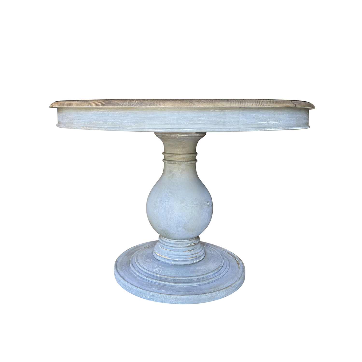 Round French Provincial Pinewood Table Beaucaire