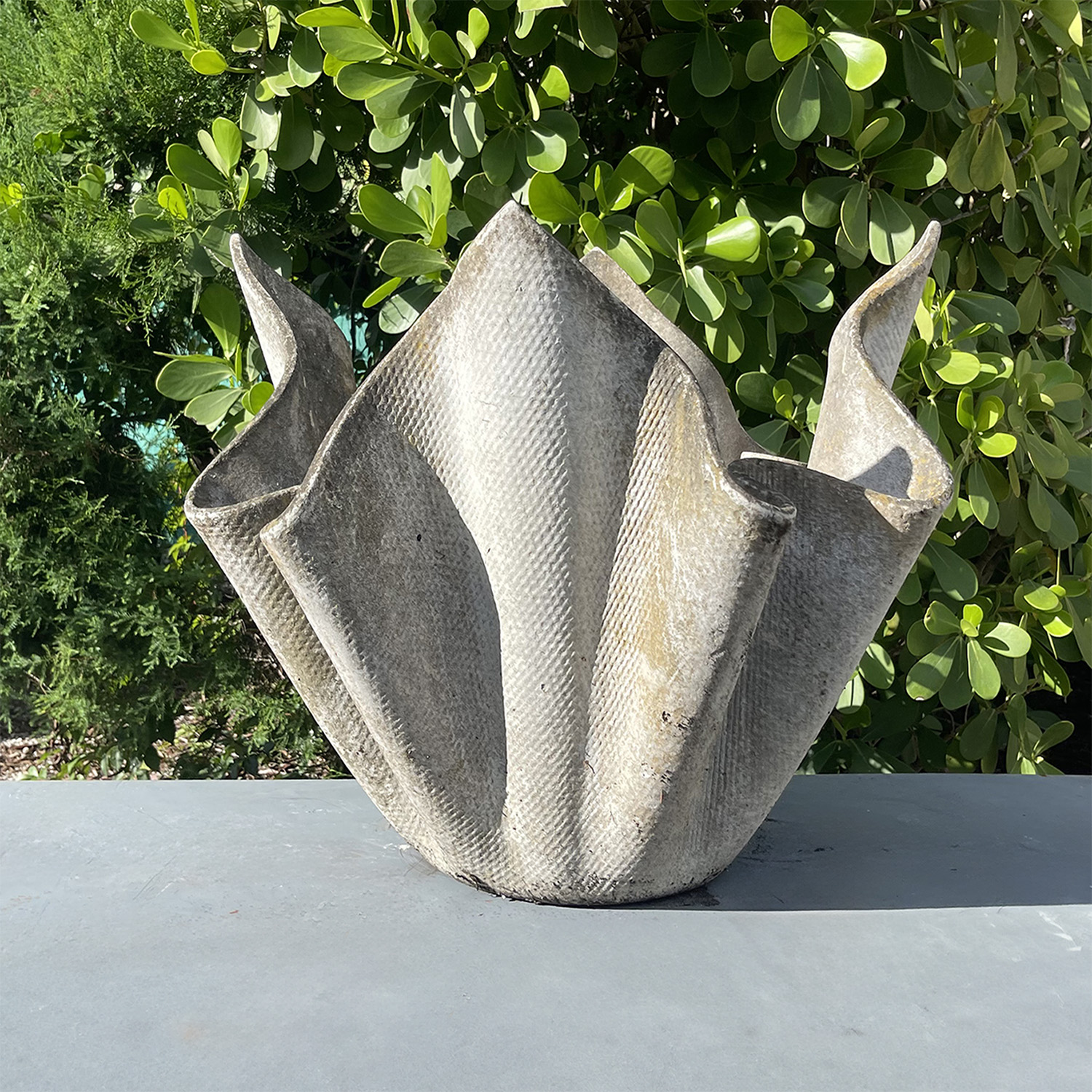 Set of two Tulip Garden Planters by Willy Guhl