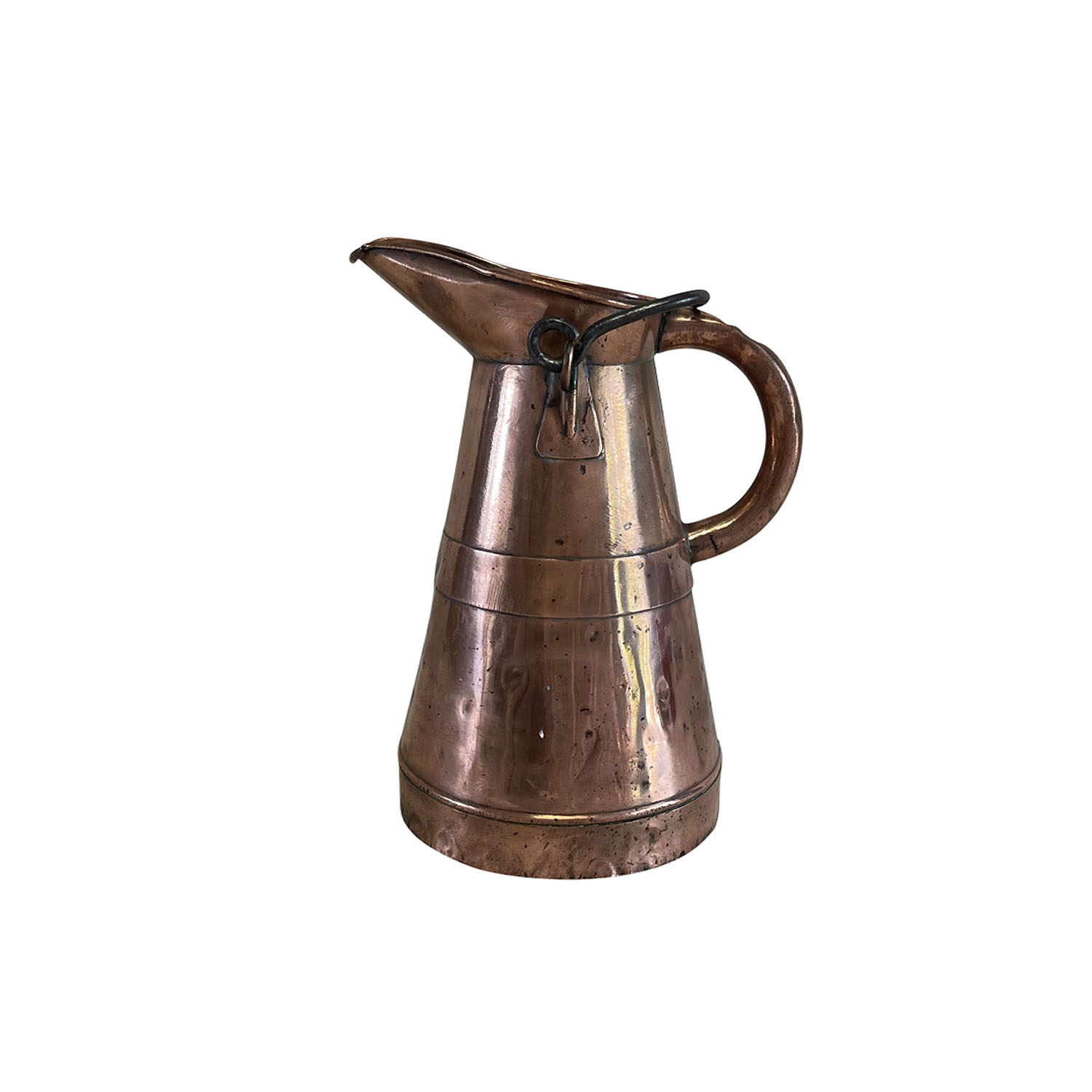 19th Century French Copper Pitcher