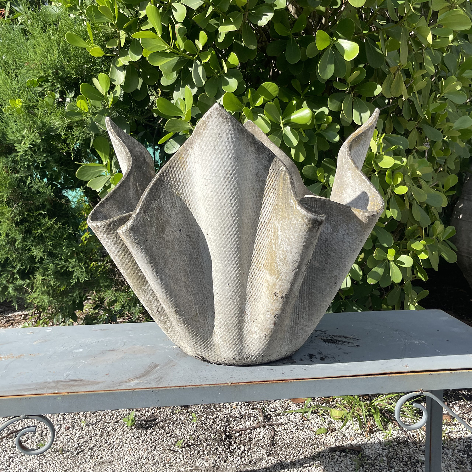 Set of two Tulip Garden Planters by Willy Guhl