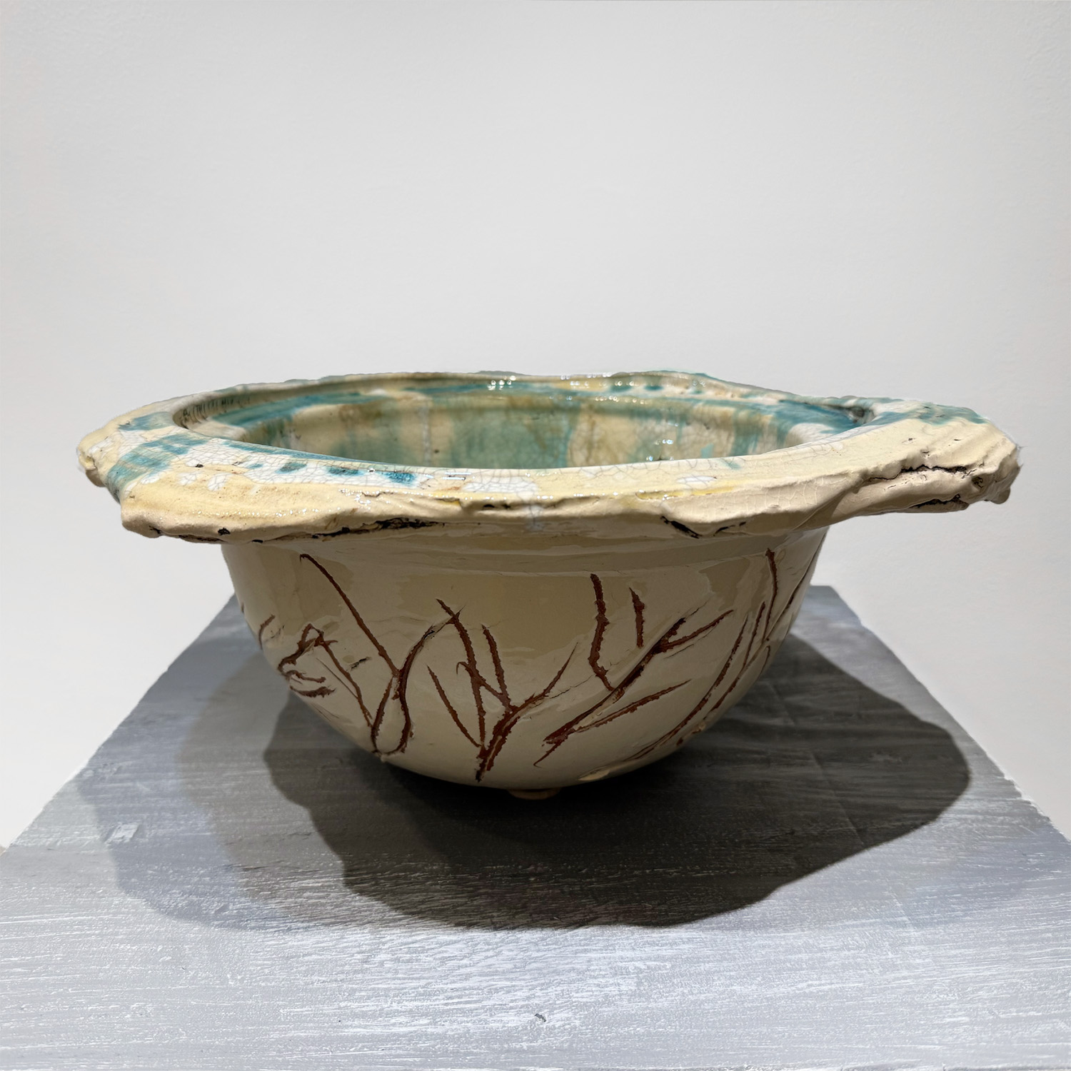 Hand Thrown Bowl Drome from France