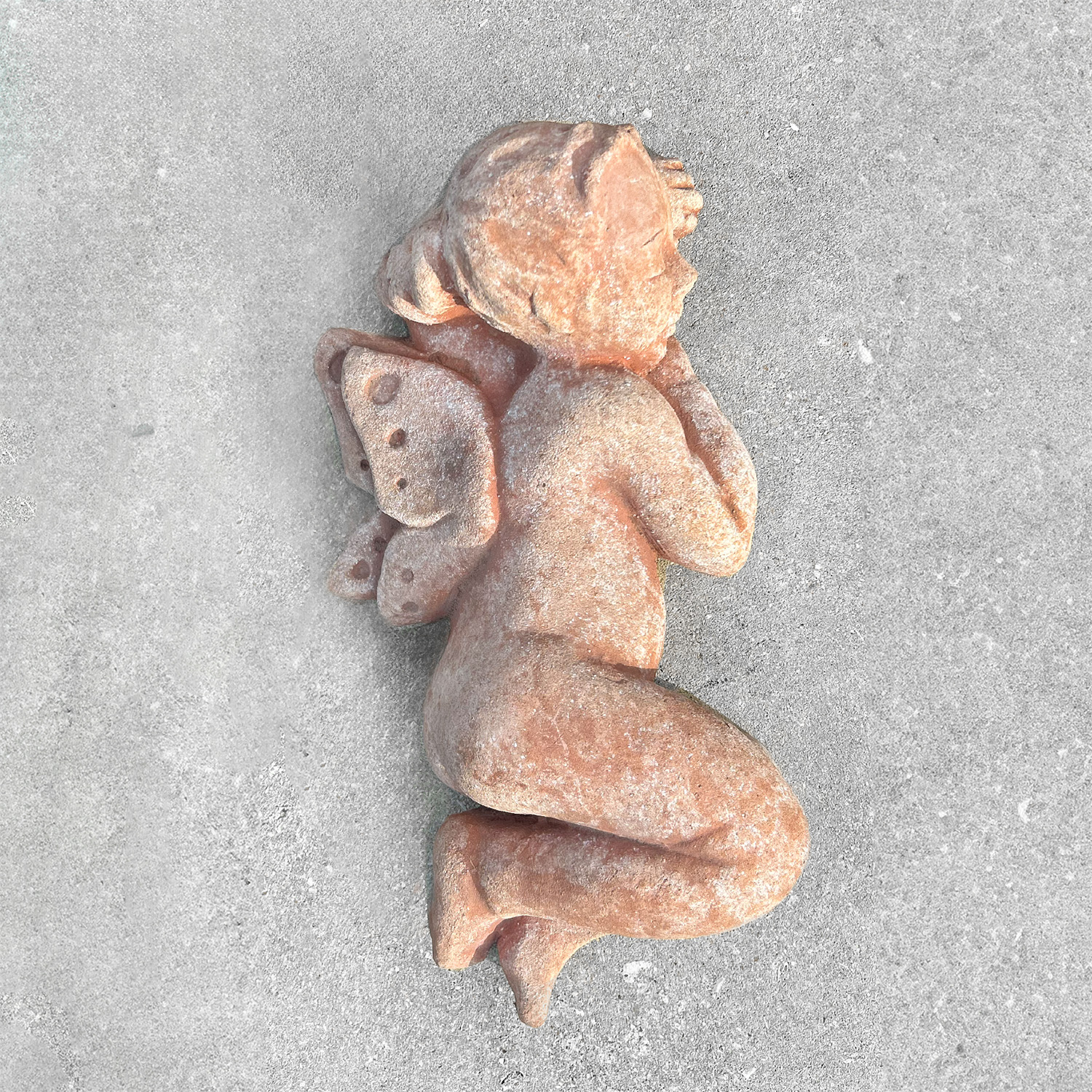 Small Tuscan Terra Cotta Cherub