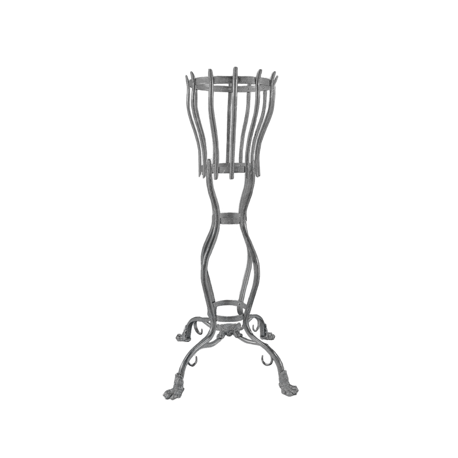 French Plant Stand in Galvanized Metal