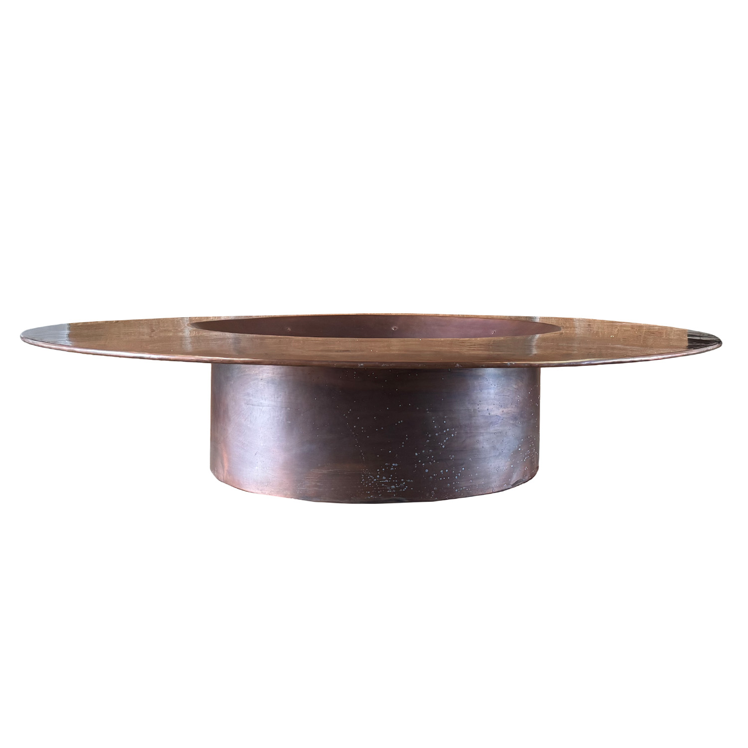 A XXL Solid Hand – Forged Copper Firepit