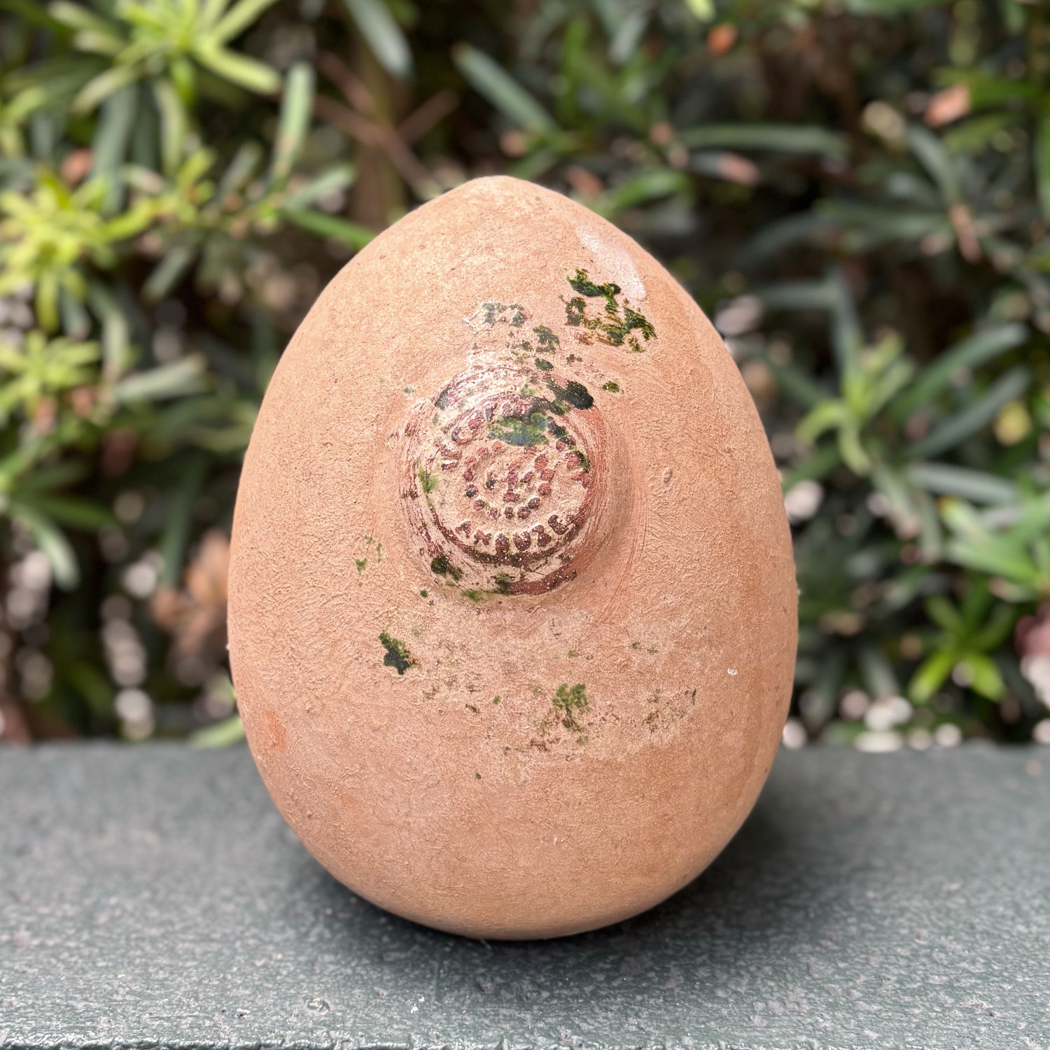 Rustic Provencal Terra Cotta Egg