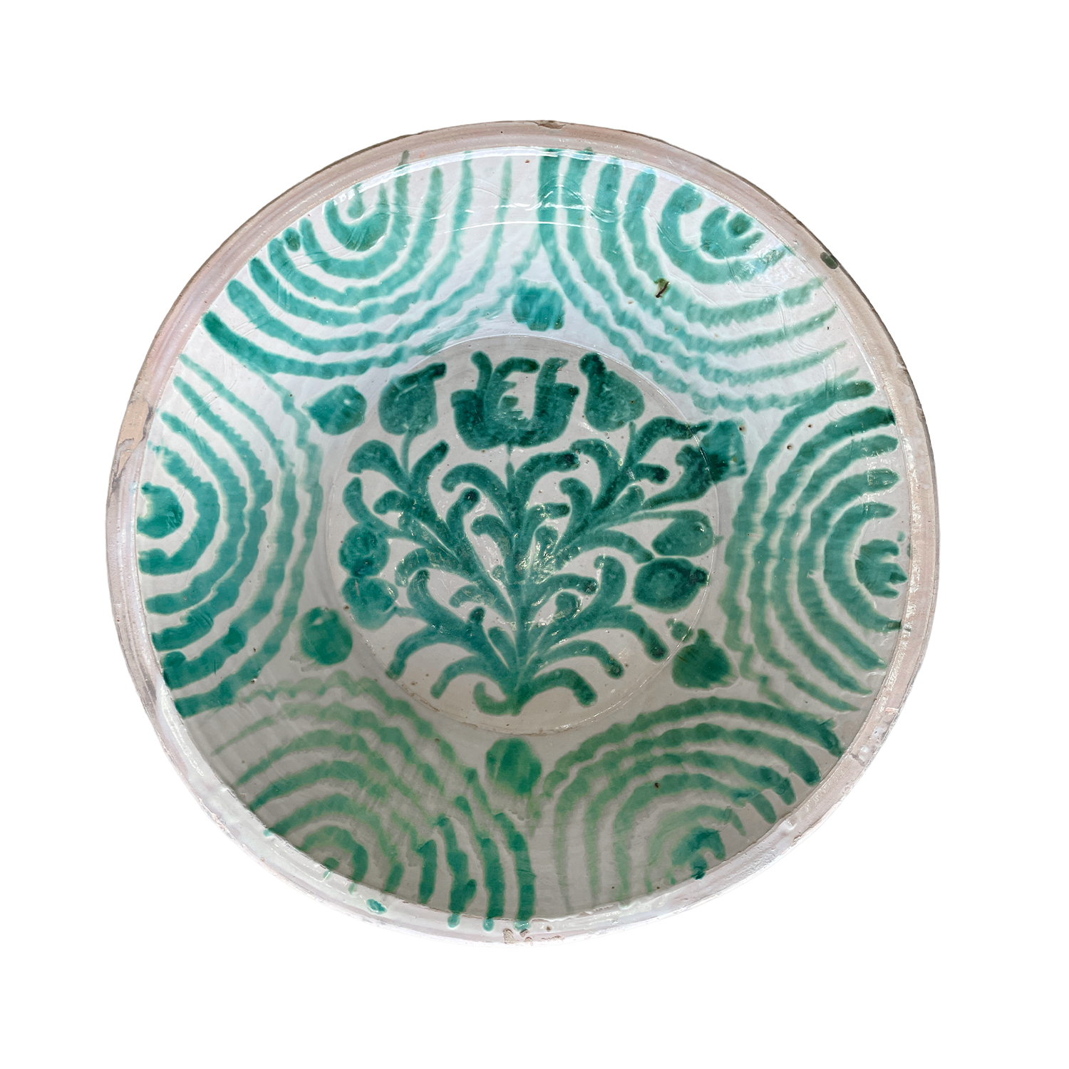 Antique Spanish Lebrillo Bowl