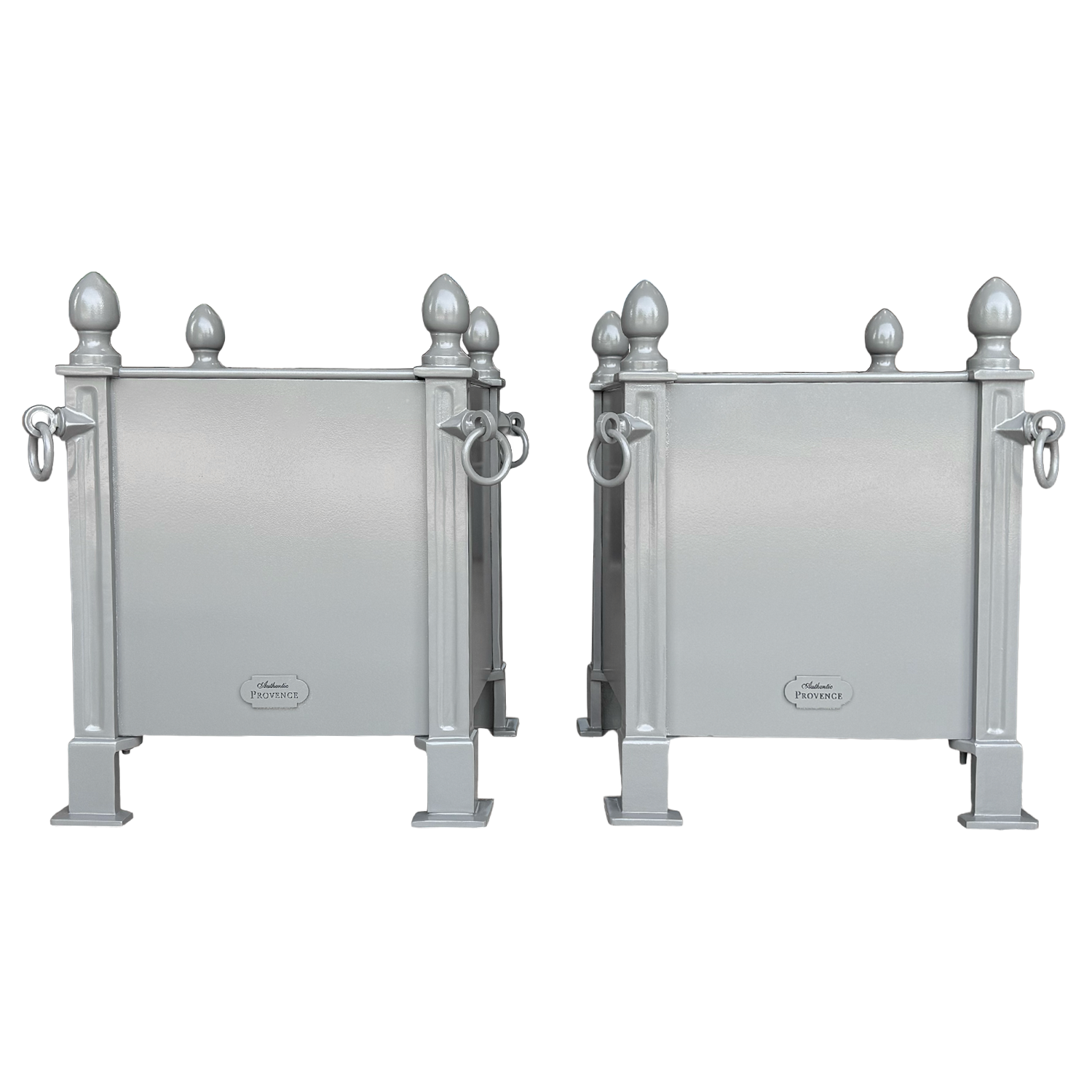 Pair of French Orangerie Planter in Kendall Charcoal