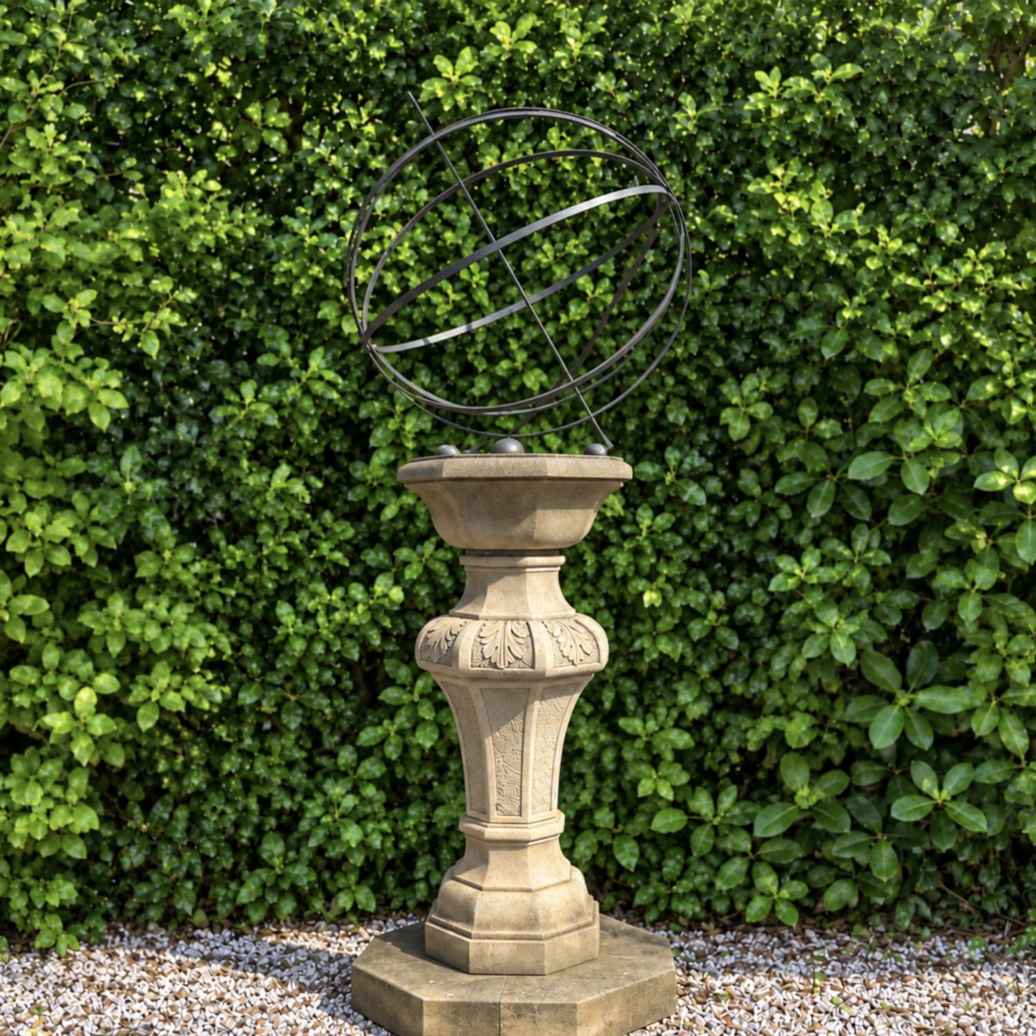 Italian Renaissance Style Armillary Garden Sundial