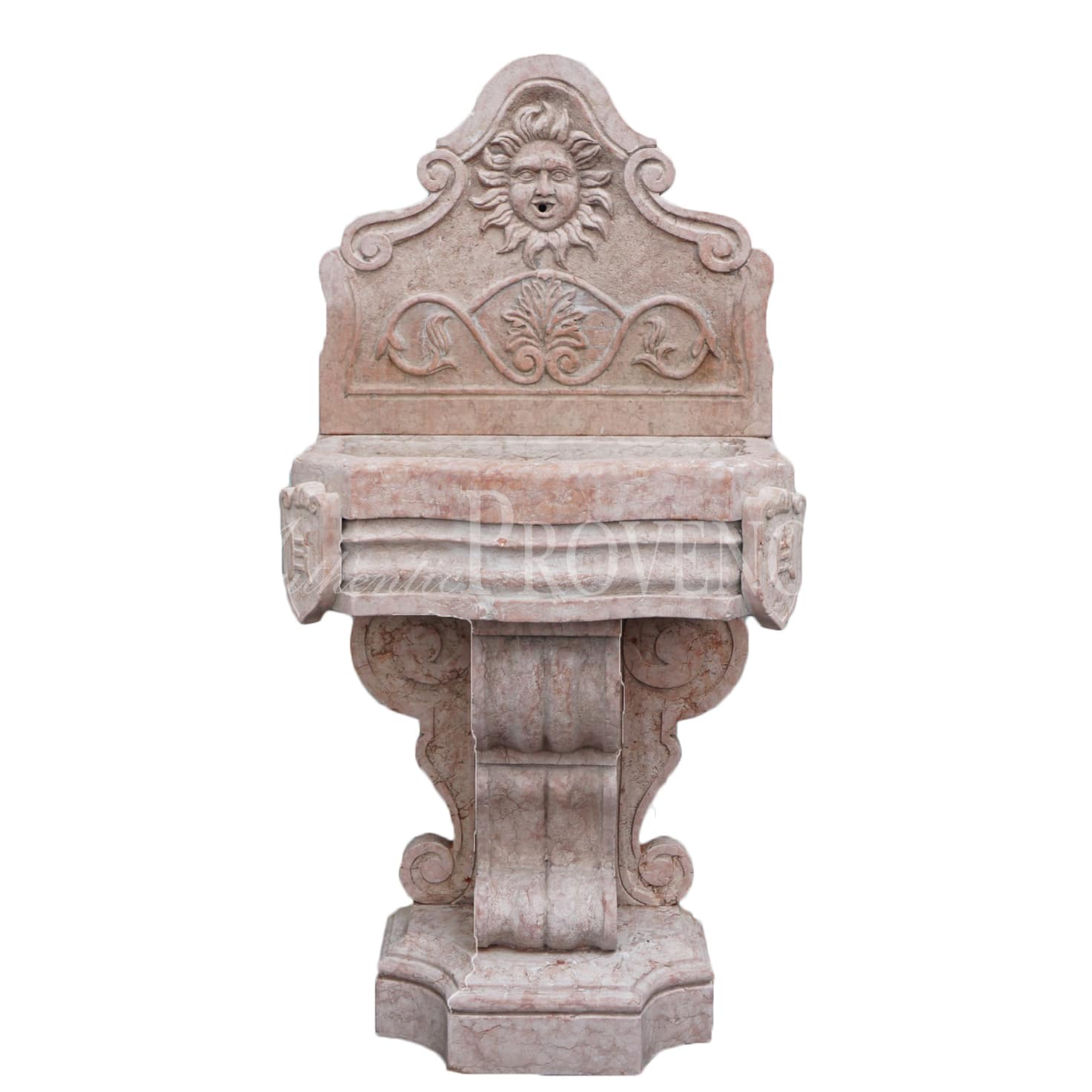 19th Century Renaissance Style Marble Italian Wall Fountain