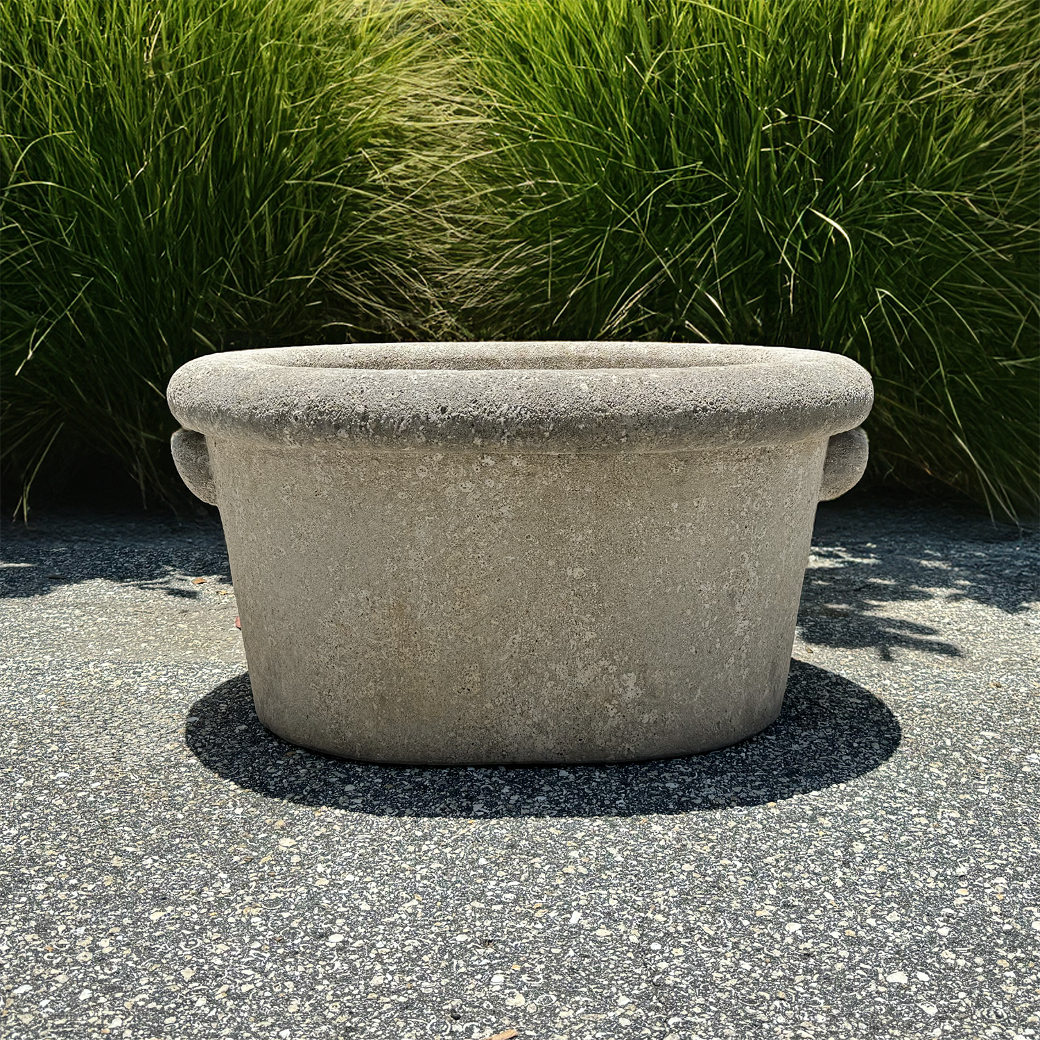 A Vintage Garden Trough in Carved Limestone from Italy