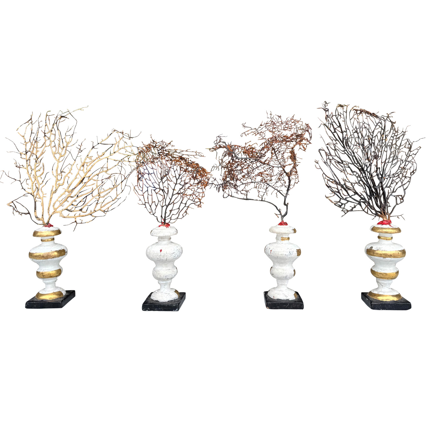 Set of Four Vintage Seafans from Italy