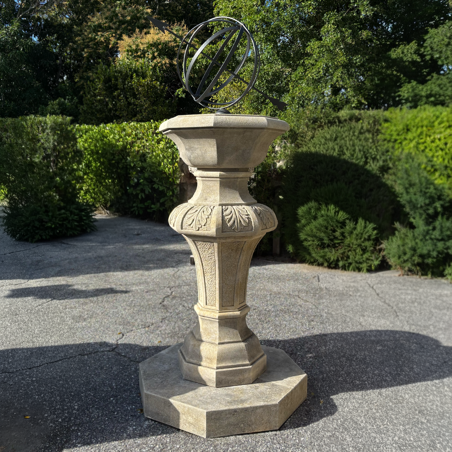Italian Renaissance Style Armillary Garden Sundial