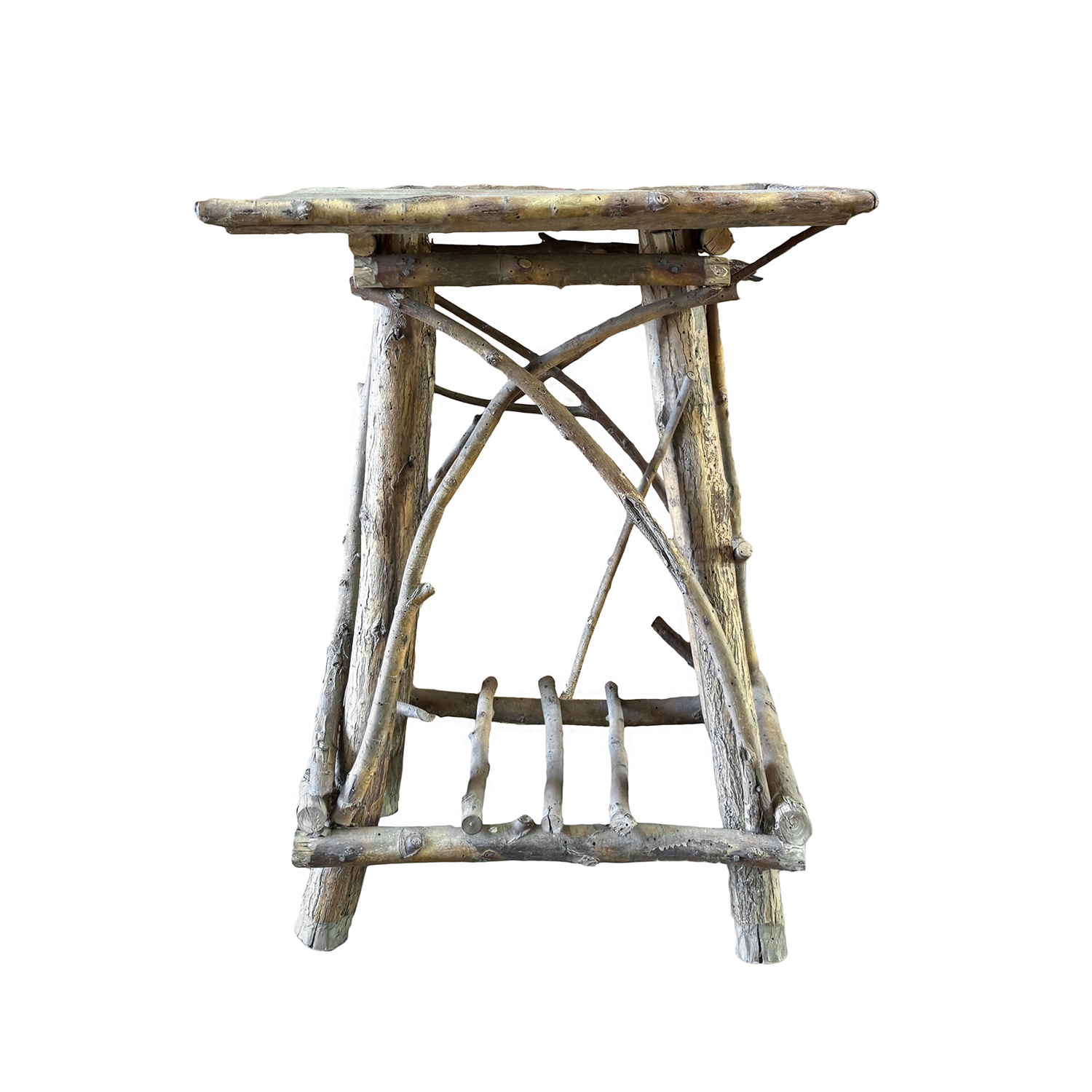 Rustic French Holzstrauch Side Table, Circa 1930