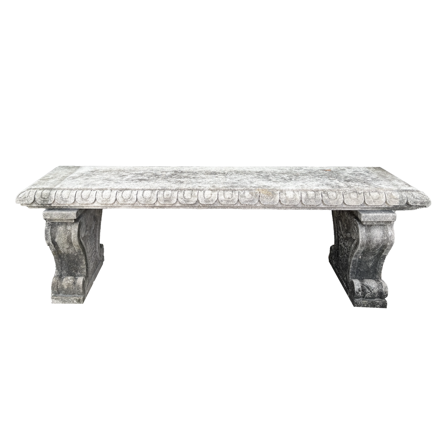 Mid-20th Century Italian Limestone Garden Bench