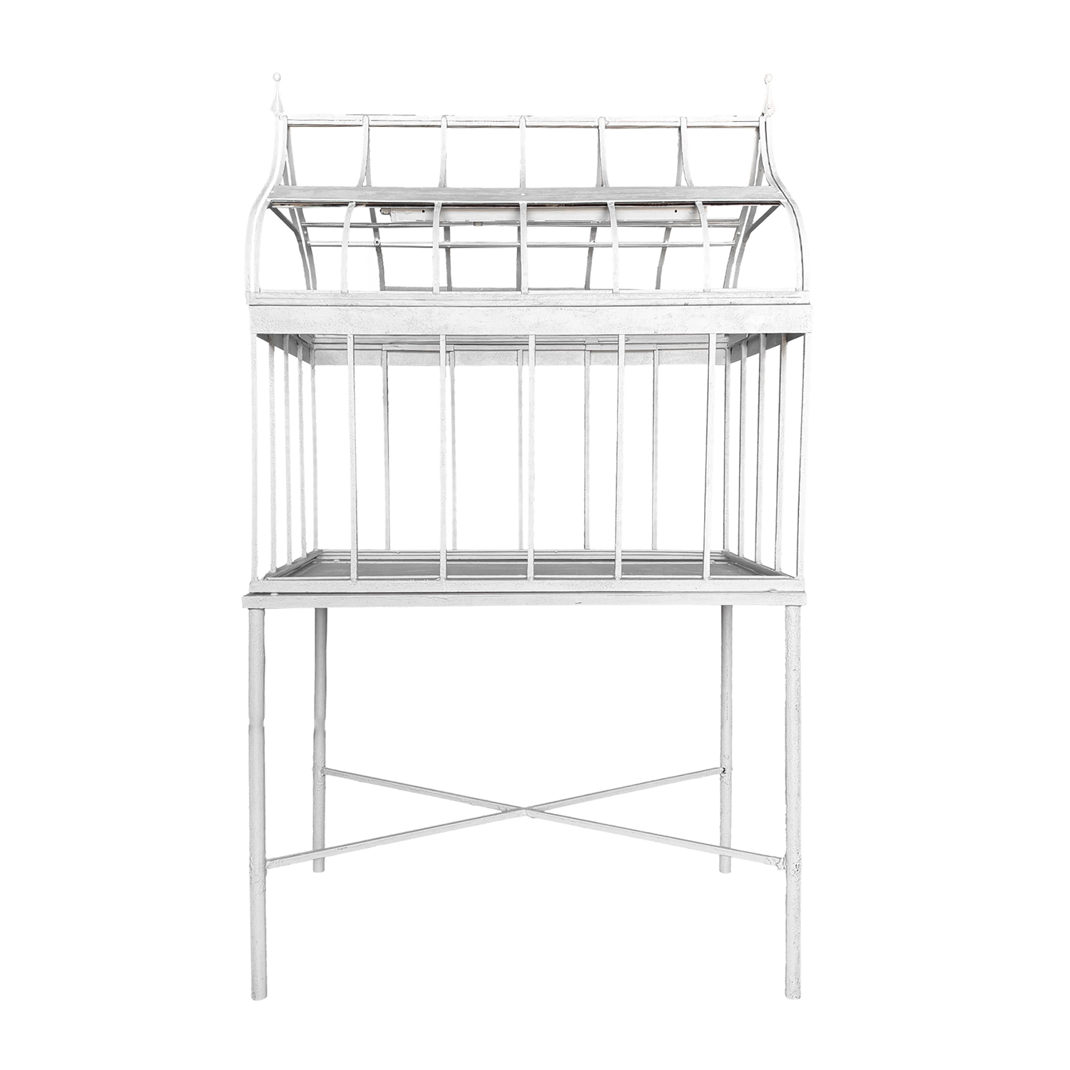 French Metal Gothic Style Herbarium – Large Birdcage