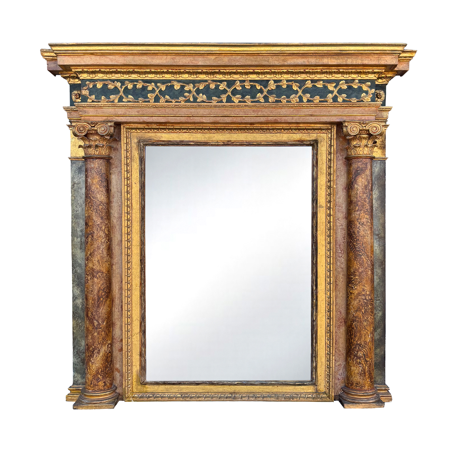 16th Century Italian Renaissance Limewood Wall Mirror – Antique Surround