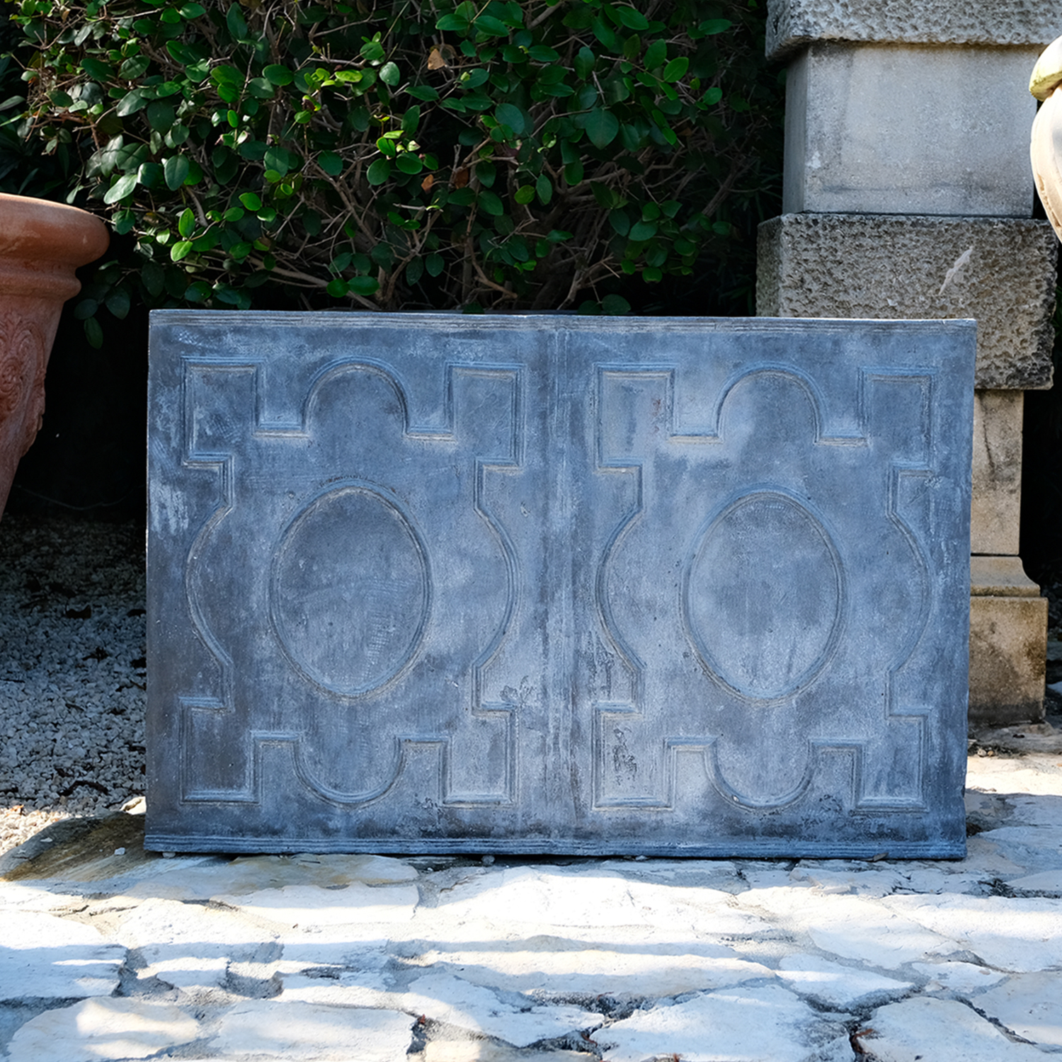 Ornate Garden Lead Trough