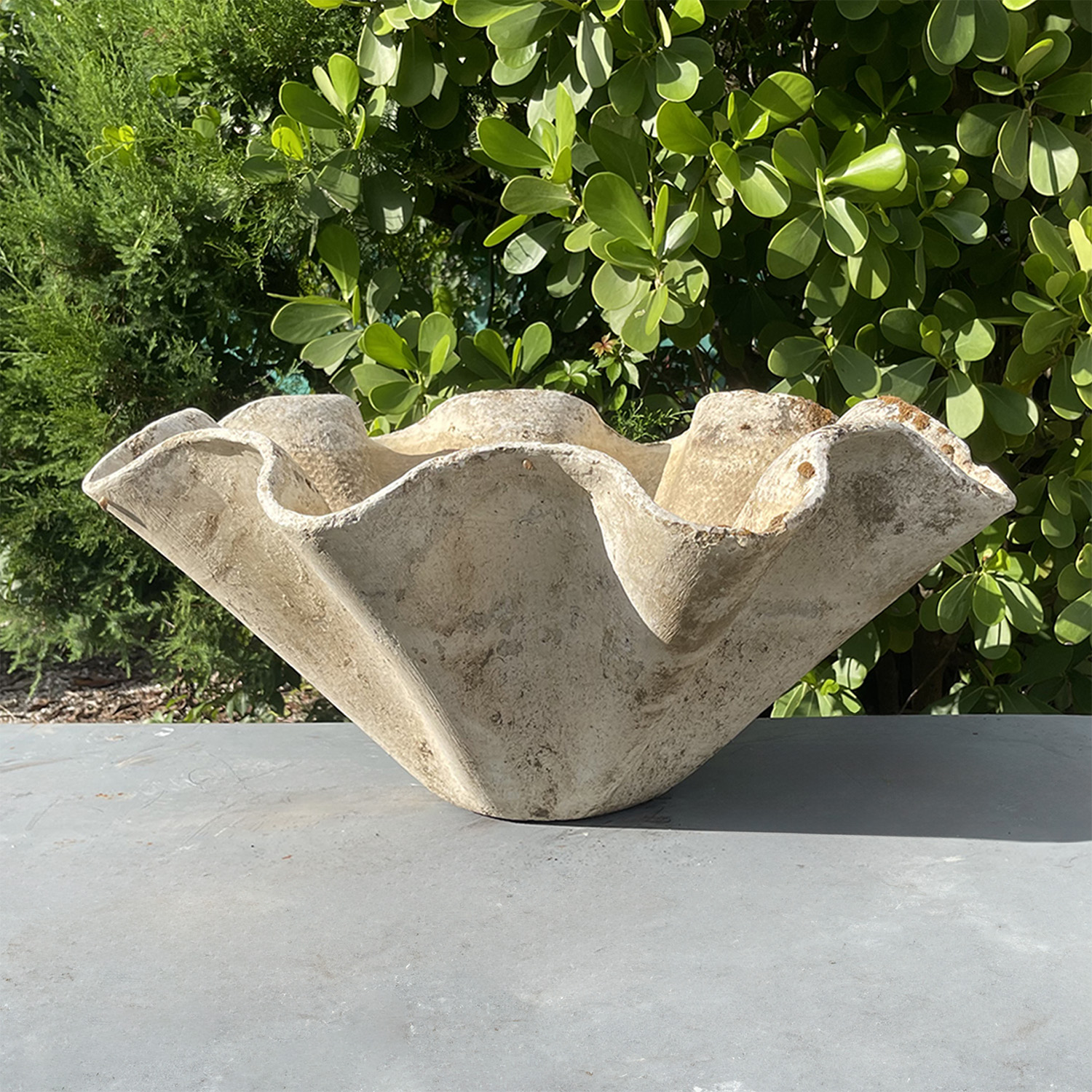 20th Century Swiss Vintage Biomorphic Garden Planter by Willy Guhl & Eternit