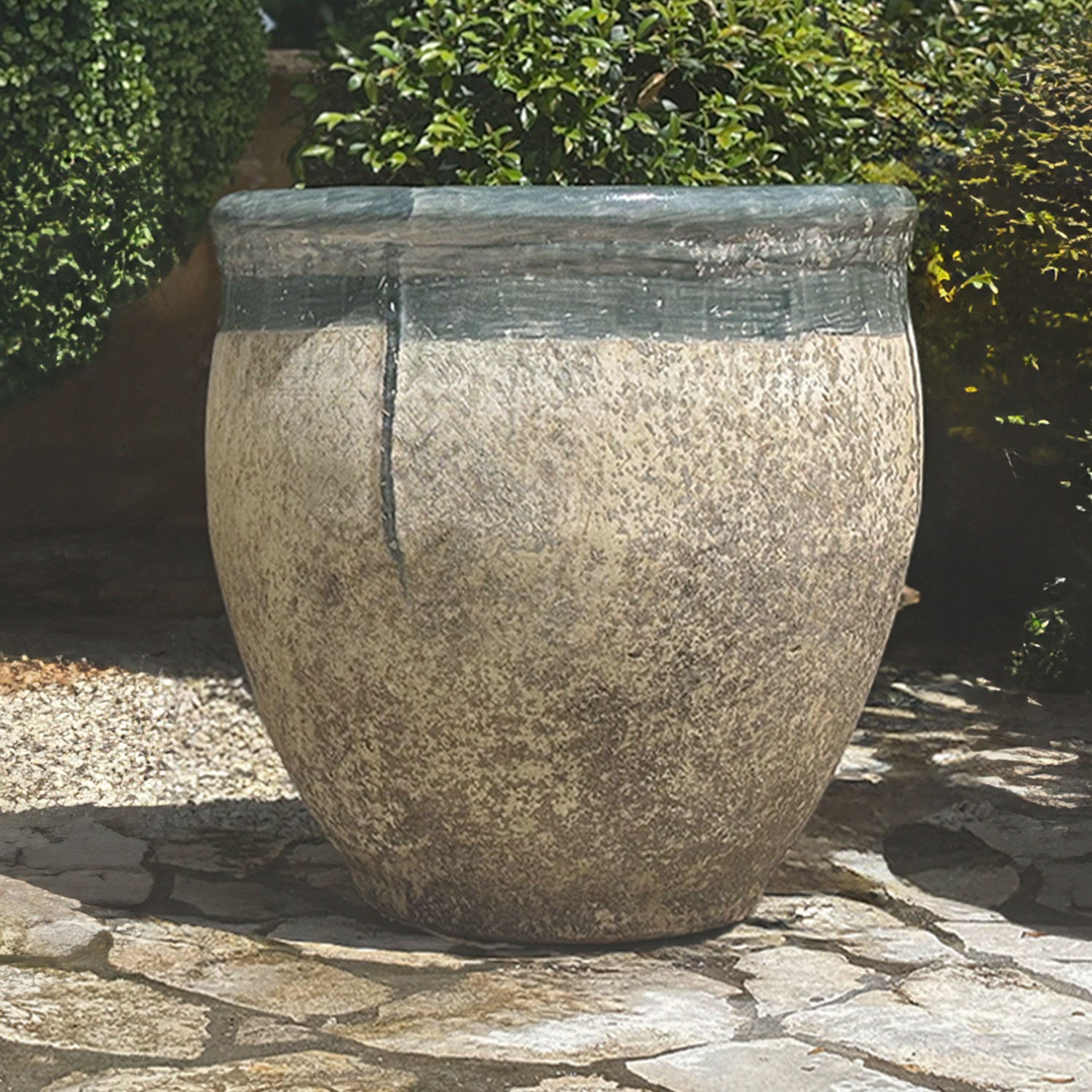 Contemporary French Bugadier Planter in Grey