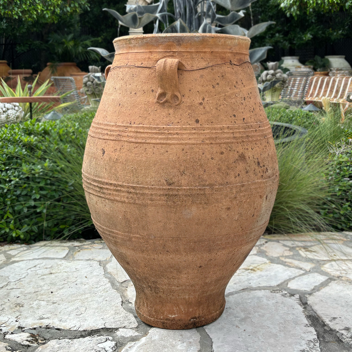 Large 19th Century Greek Terracotta Urn