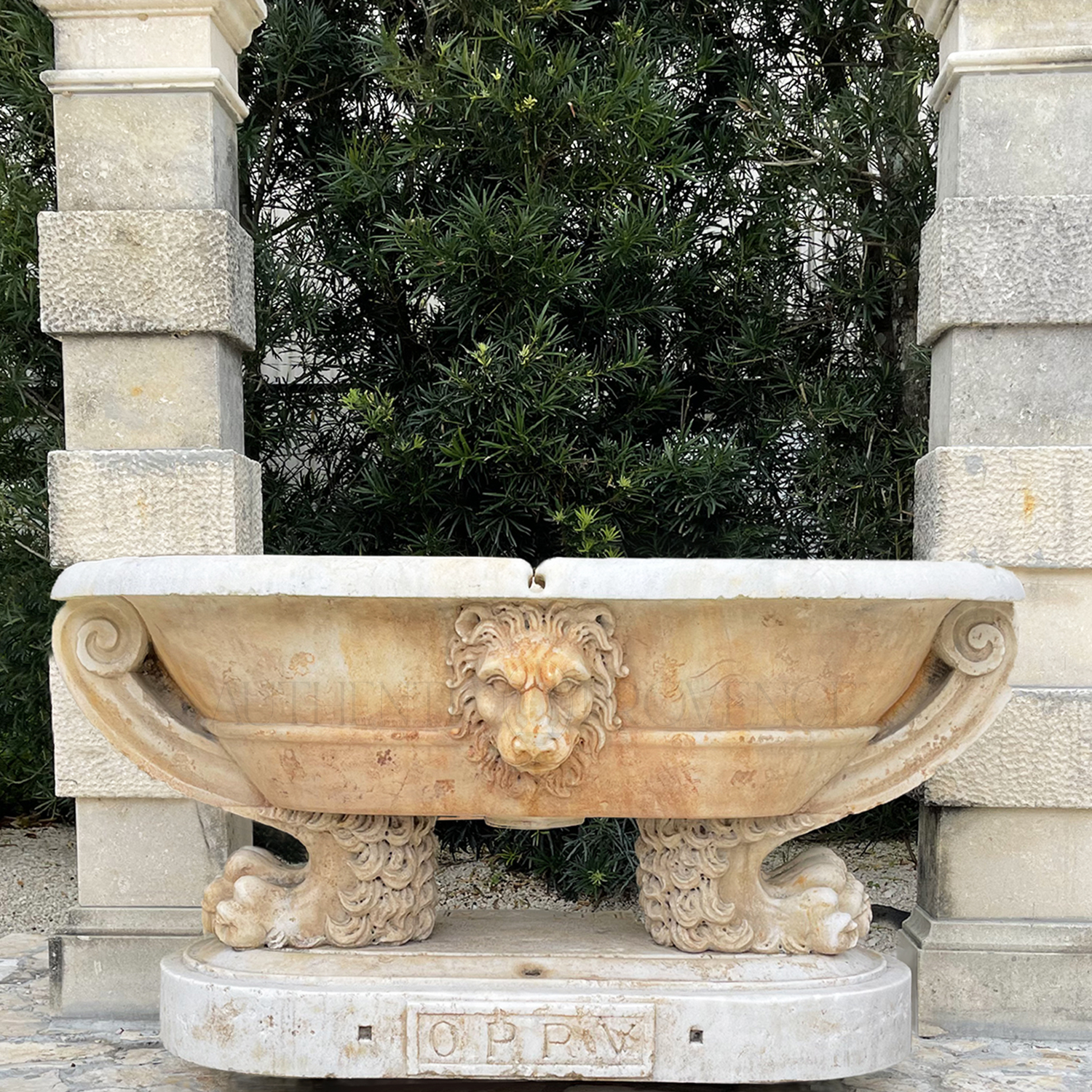 Vasca Romana – White Thassos Marble Basin