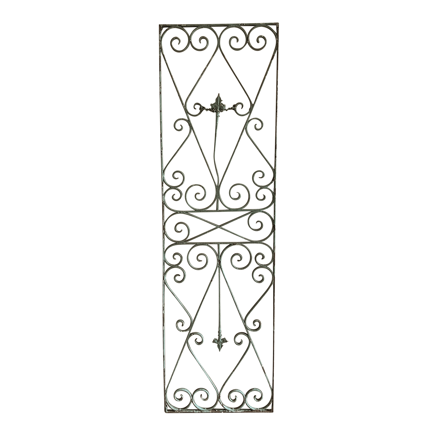 Antique French Wrought Iron Gate Panel