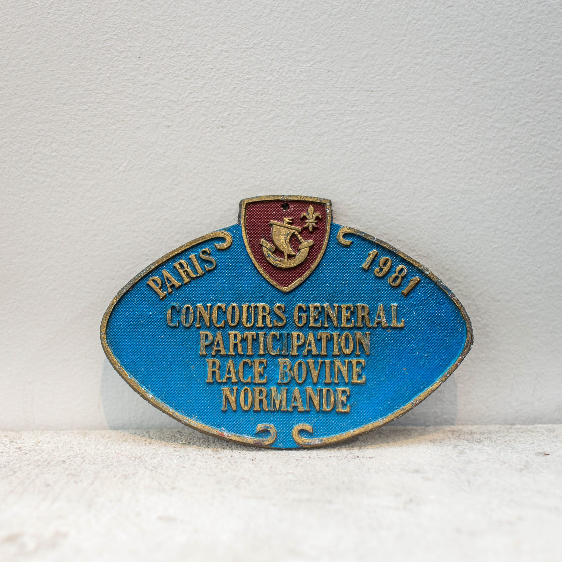 Plaque Métalique 1981