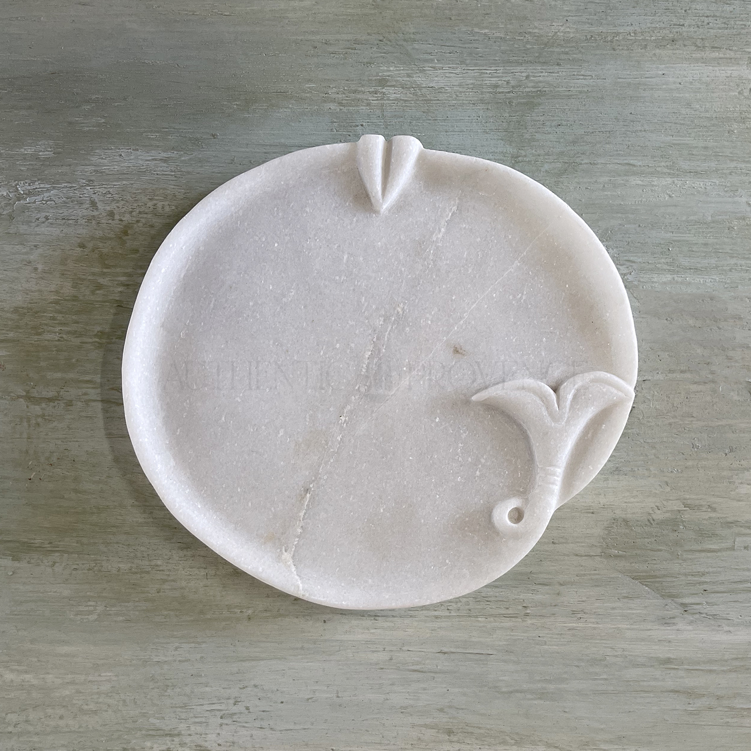 Gingko Marble Plate