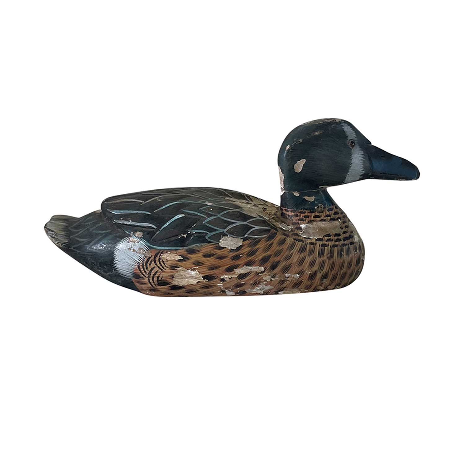 Vintage Blue Winged Teal Duck Decoy